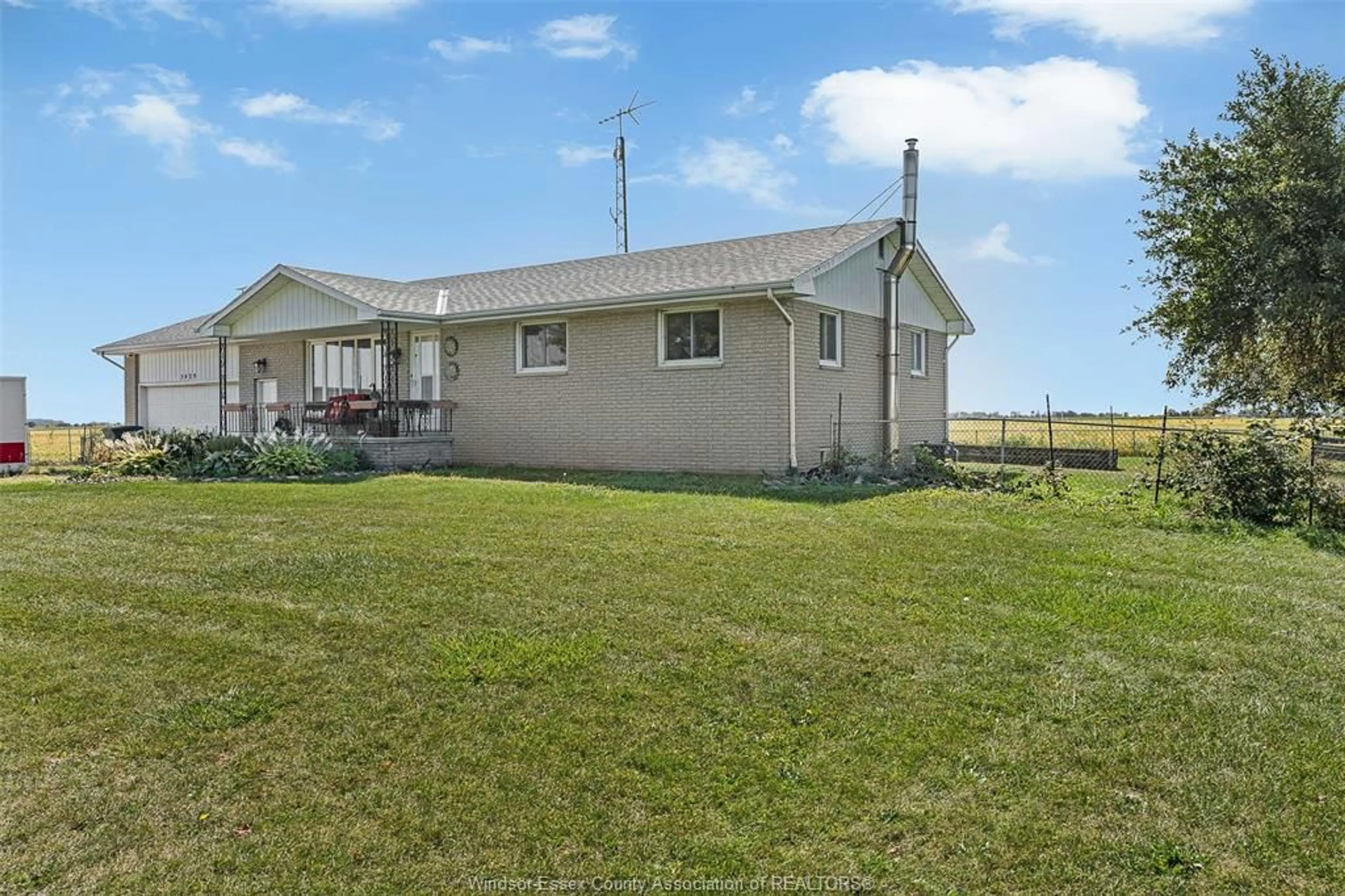 A pic from outside/outdoor area/front of a property/back of a property/a pic from drone, water/lake/river/ocean view for 5429 LAKESHORE ROAD 305, Comber Ontario N0P 1J0