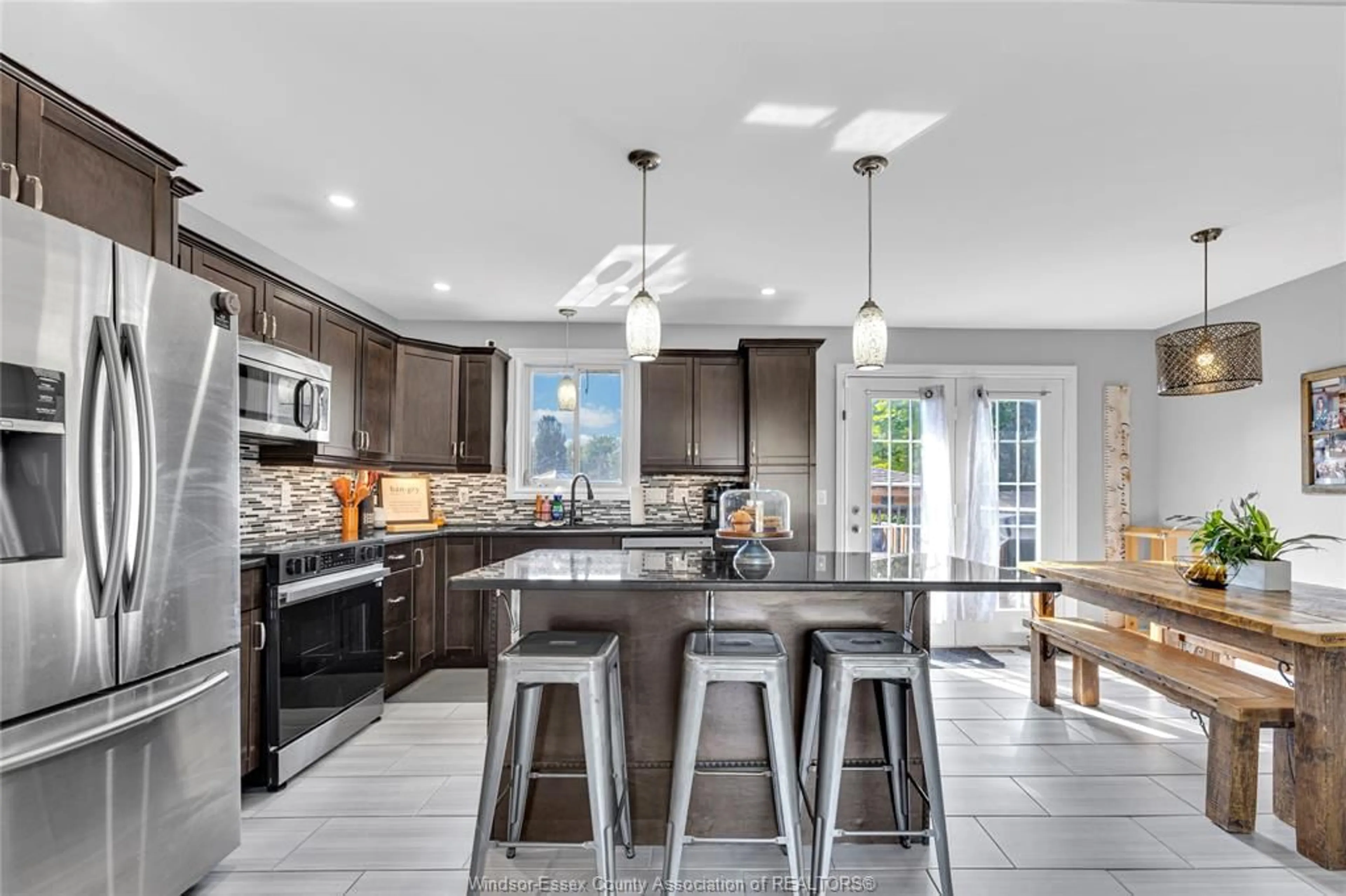 Open concept kitchen, ceramic/tile floor for 144 DUCHARME, Belle River Ontario N0R 1A0