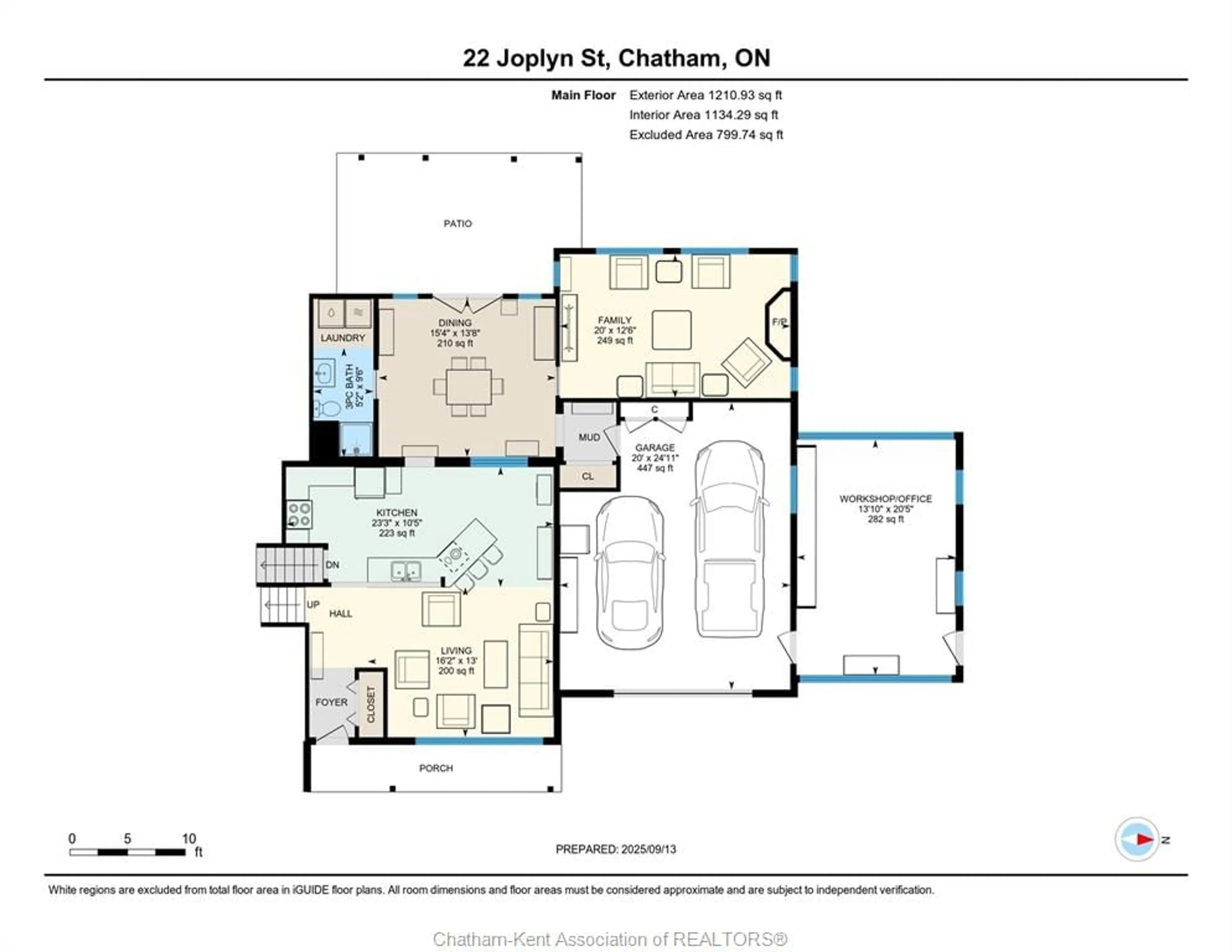 Floor plan for 22 JOPLYN St, Chatham Ontario N7M 5J4