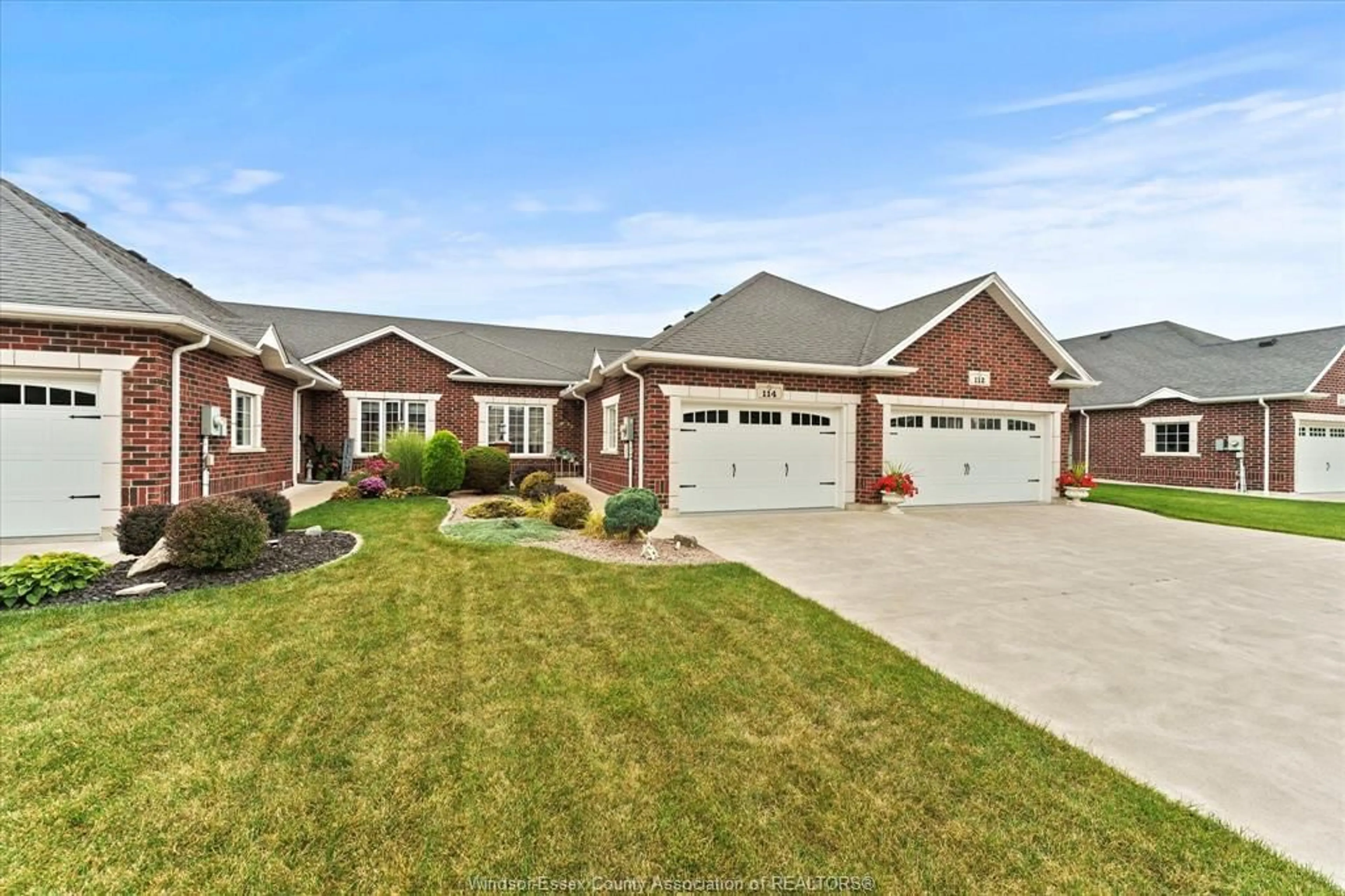 Home with brick exterior material, street for 114 KIMBALL Dr, Essex Ontario N8M 0B8