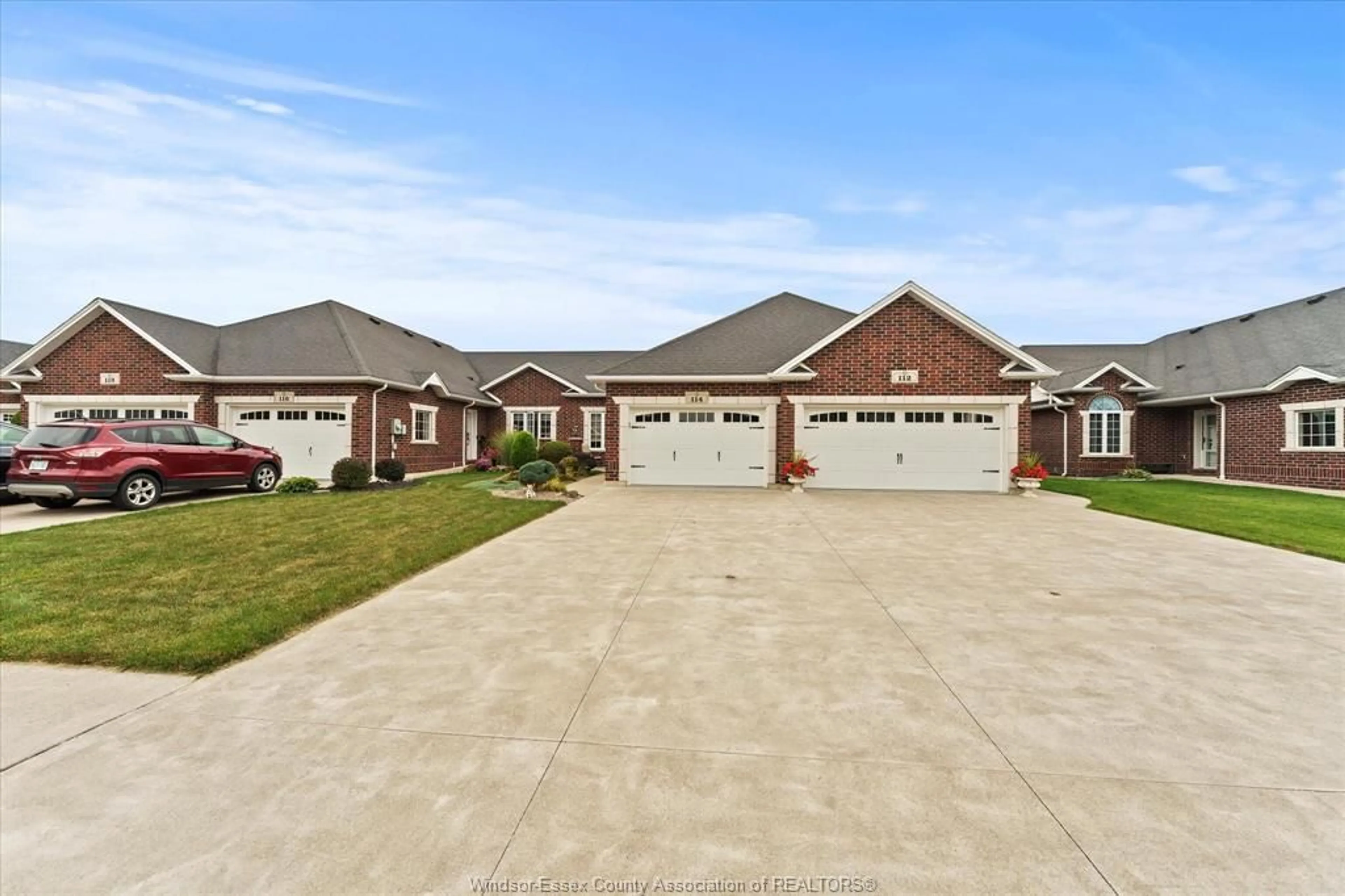 Home with brick exterior material, street for 114 KIMBALL Dr, Essex Ontario N8M 0B8