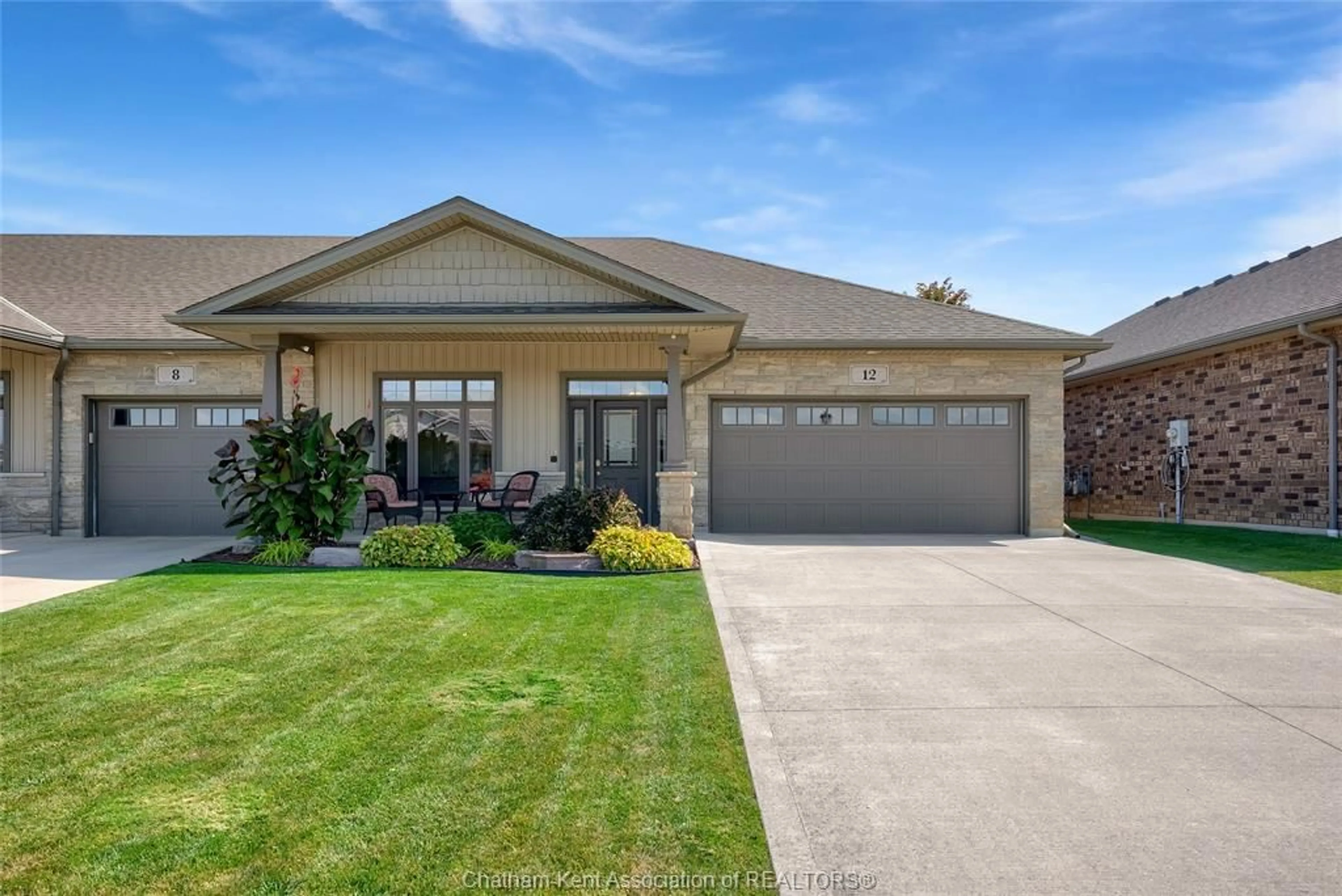 Home with brick exterior material, street for 12 Veranda Crt, Chatham Ontario N7L 0B4