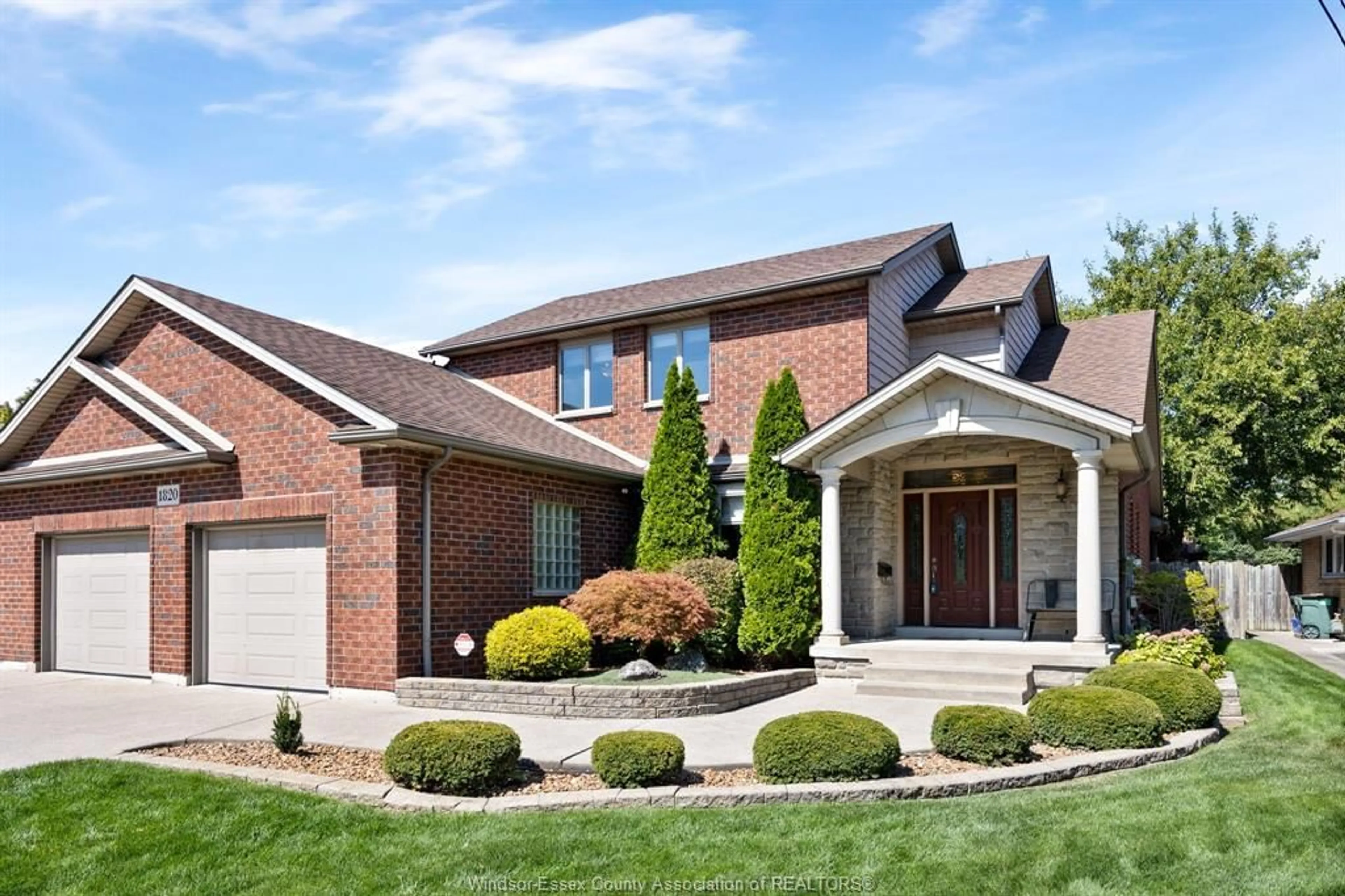 Home with brick exterior material, street for 1820 GRAND MARAIS ROAD E, Windsor Ontario N8W 1W2