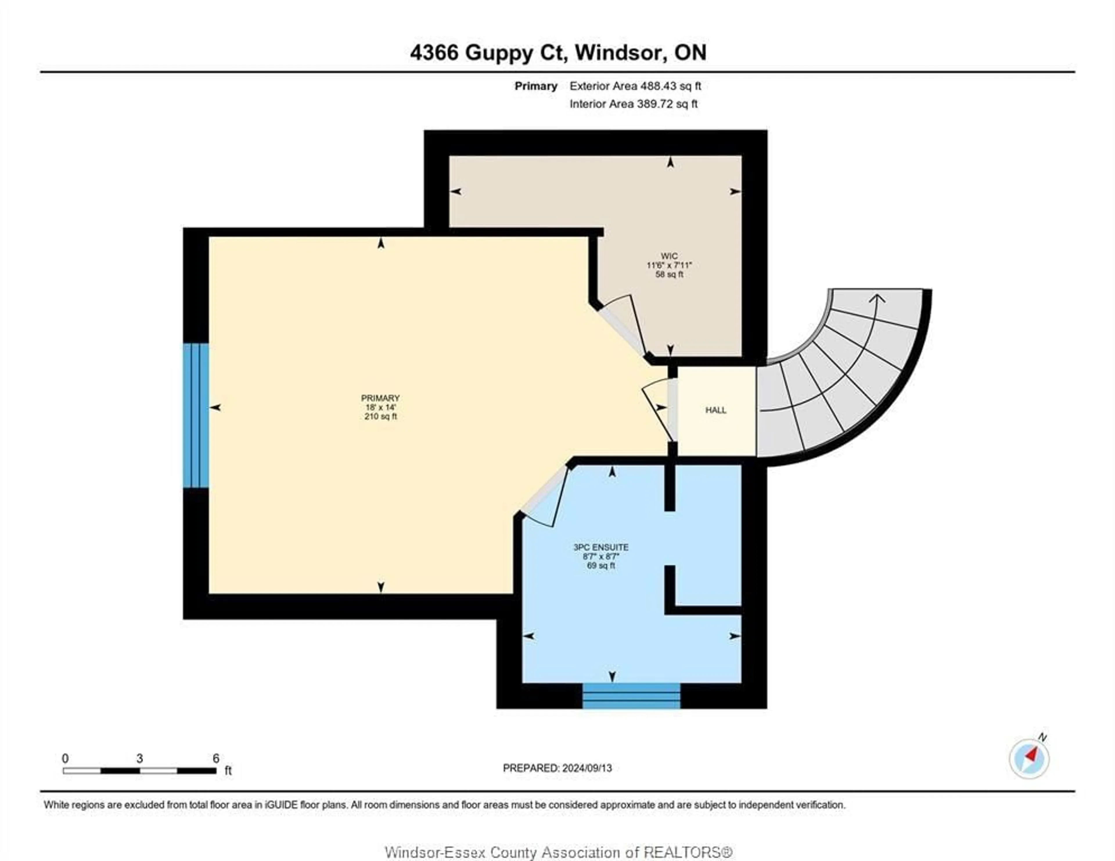 Floor plan for 4366 Guppy Crt, Windsor Ontario N9G 2N8