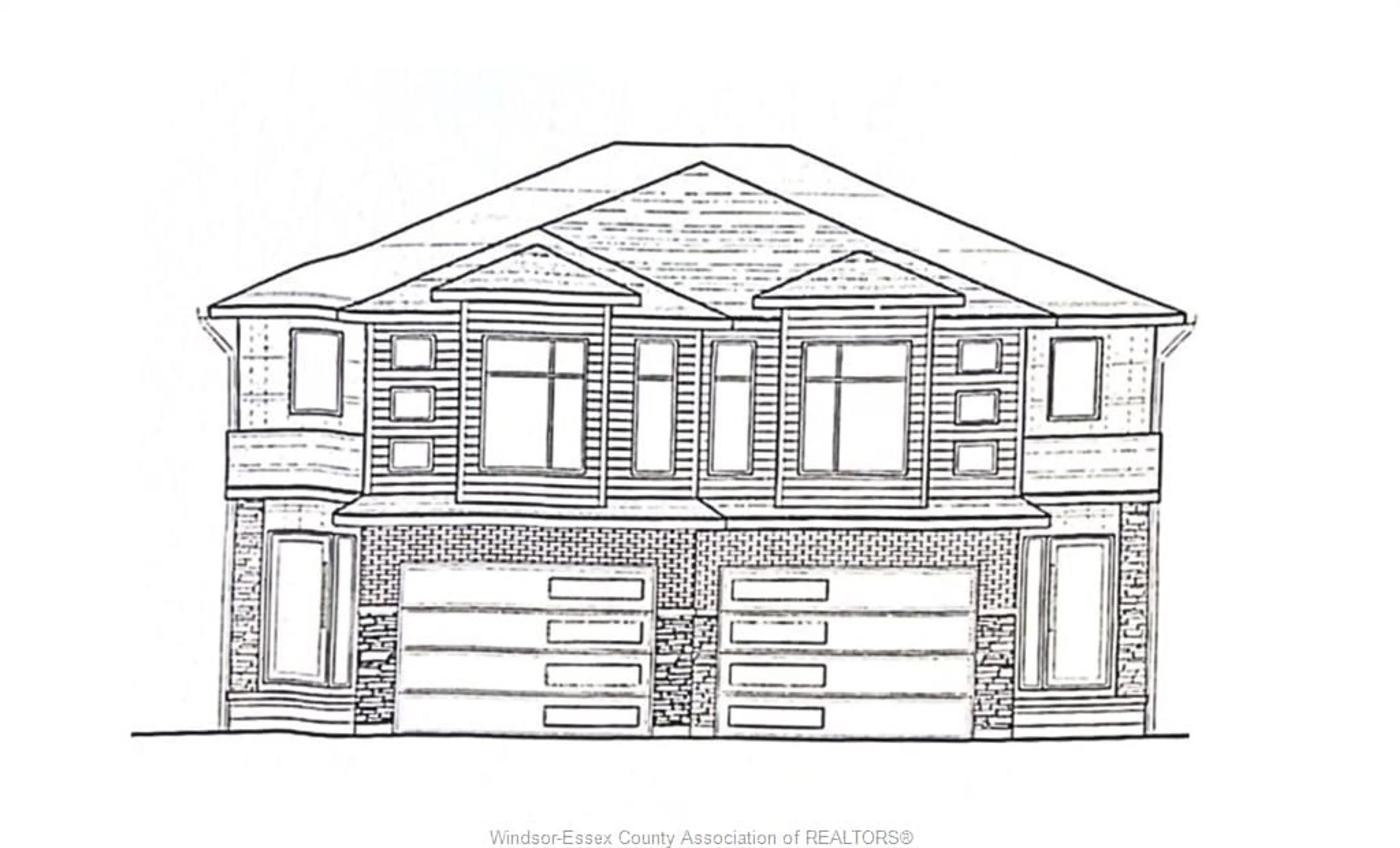 Home with brick exterior material, building for LOT 1 EAGLE, Leamington Ontario H8H 0E1