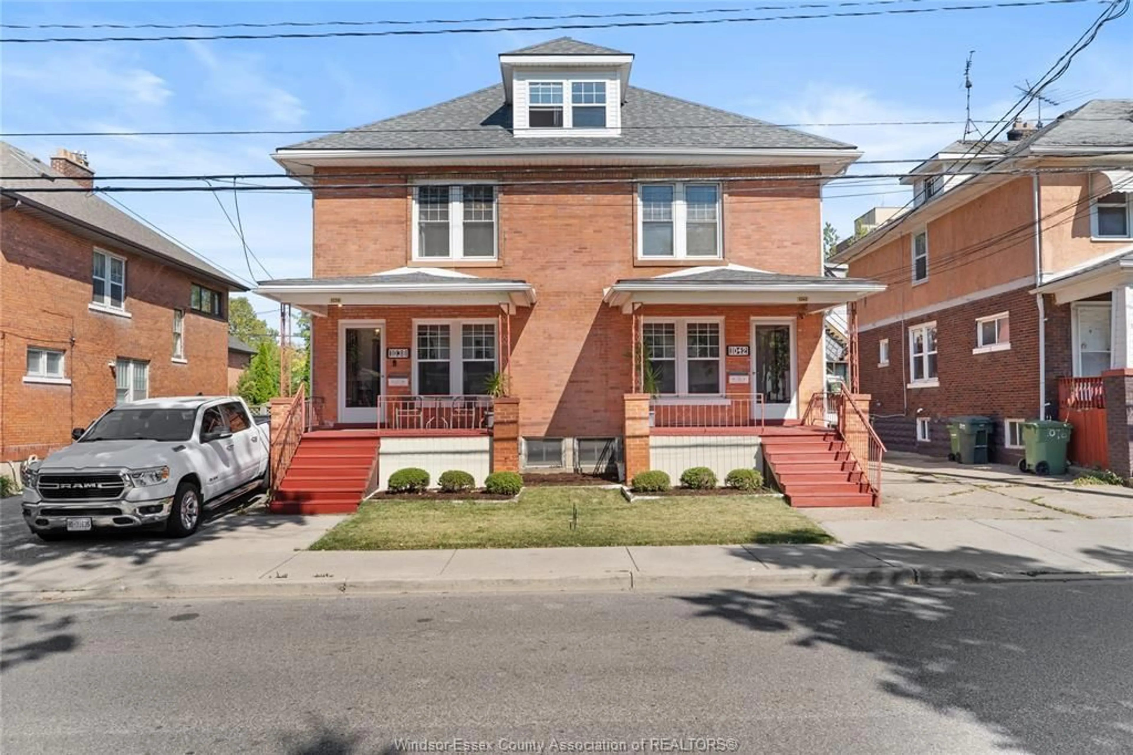 Home with brick exterior material, street for 1038-1042 PELISSIER St, Windsor Ontario N9A 4L7