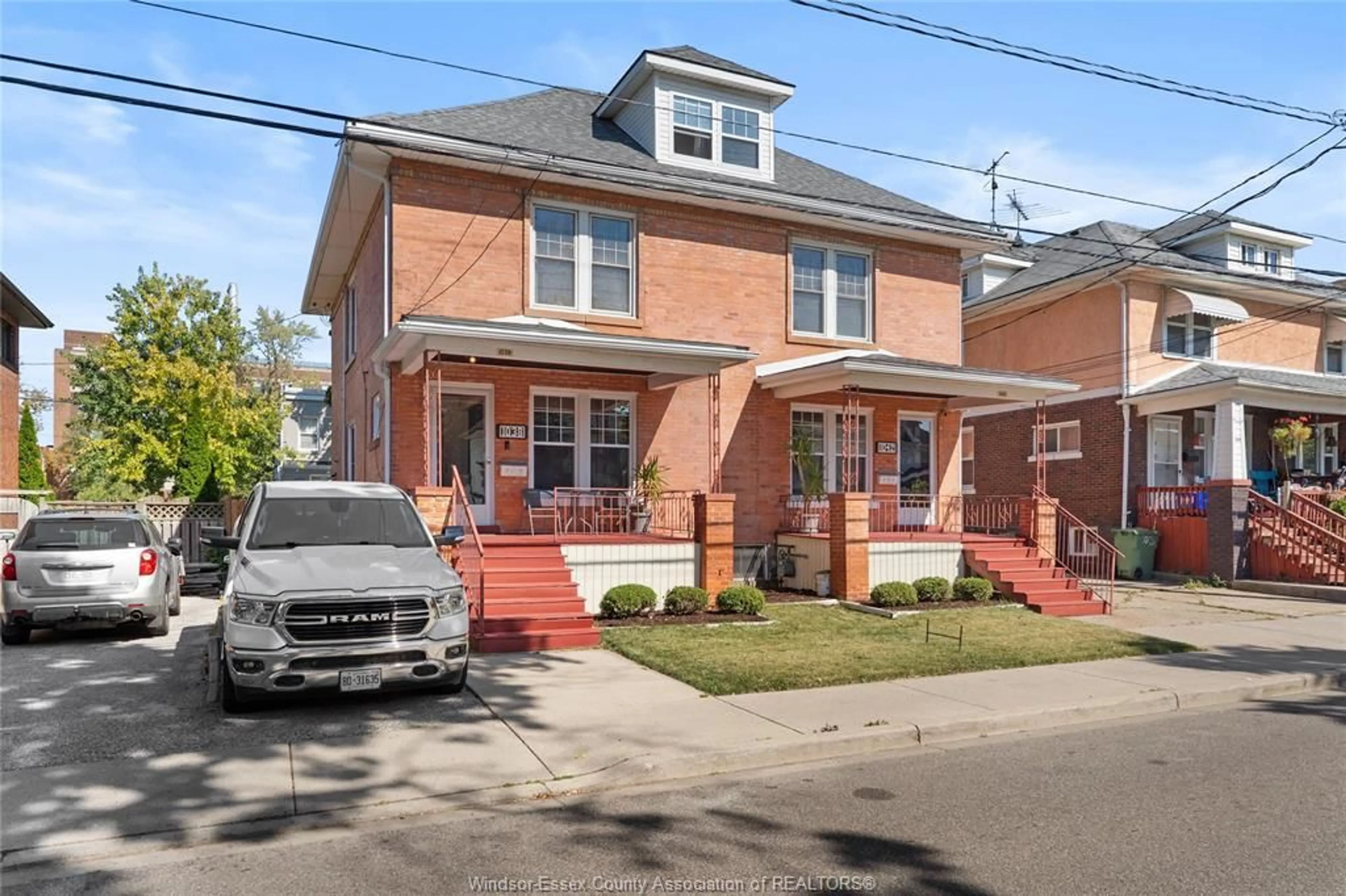 Home with brick exterior material, street for 1038-1042 PELISSIER St, Windsor Ontario N9A 4L7