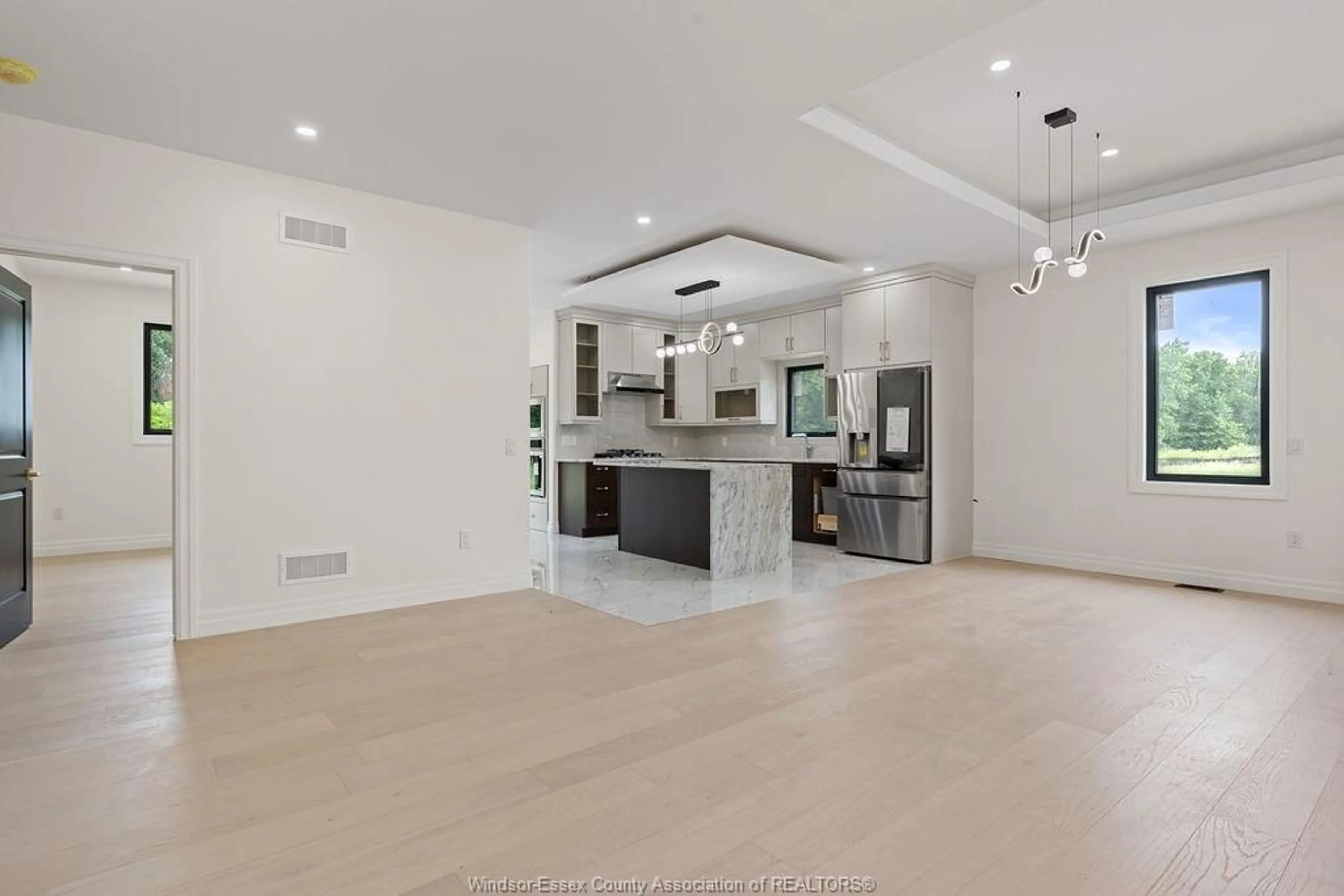 Open concept kitchen, ceramic/tile floor for 2596 MAYFAIR Ave, LaSalle Ontario N9J 0E5
