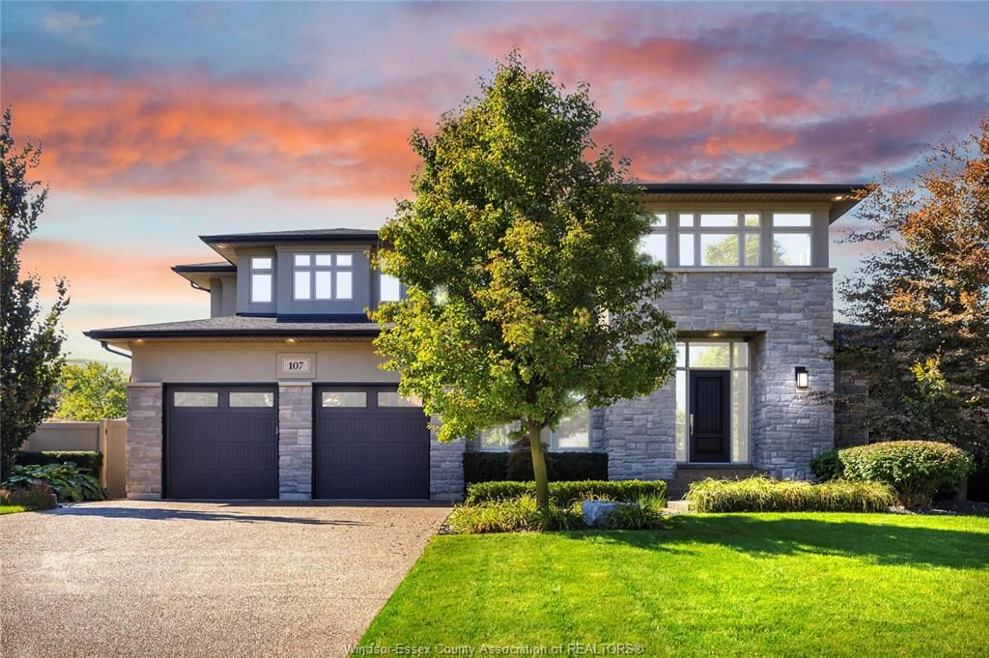 Home with brick exterior material, street for 107 CHRISTY Lane, Tecumseh Ontario N8N 4W4