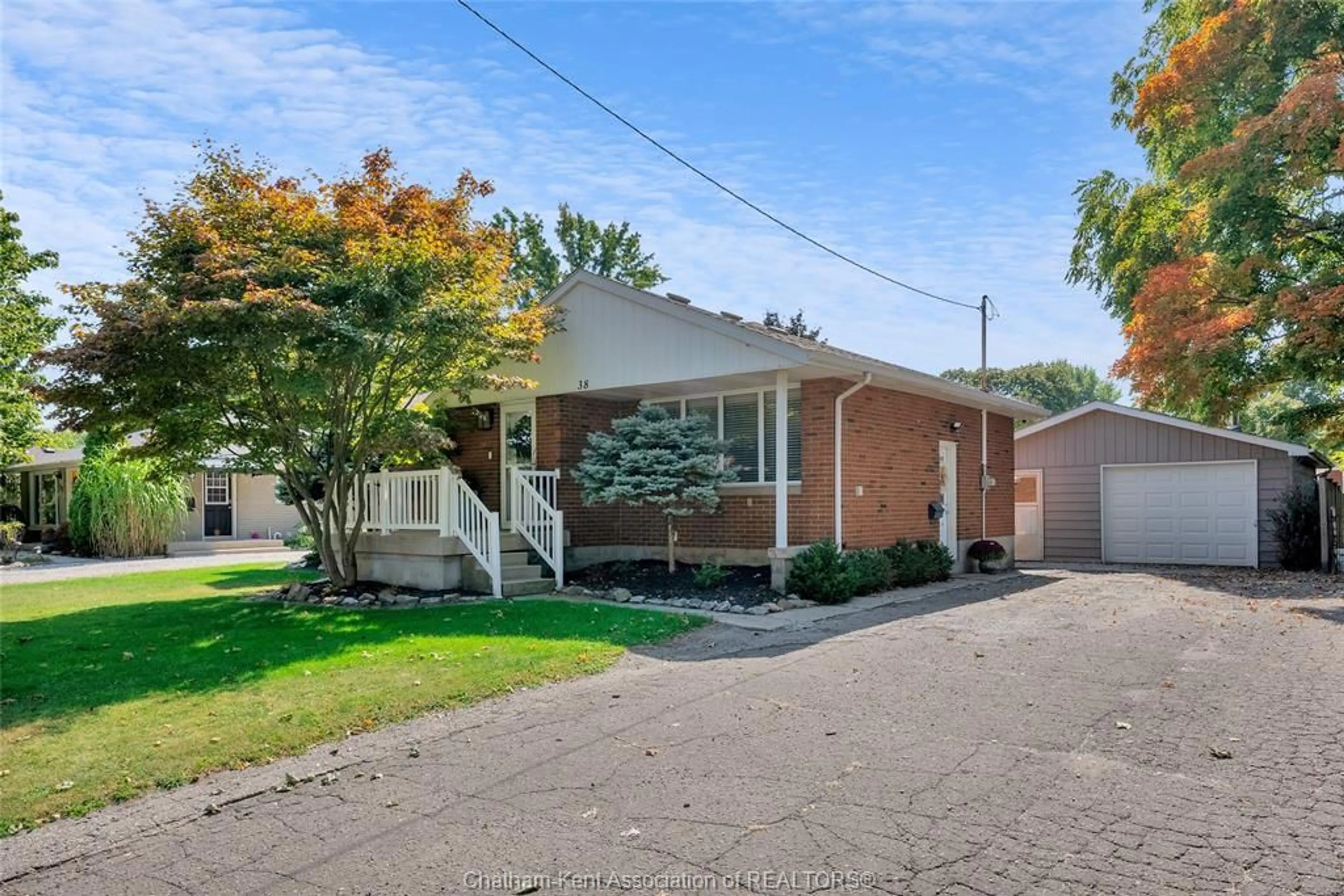 Home with brick exterior material, street for 38 Burton Ave, Chatham Ontario N7M 4Z5
