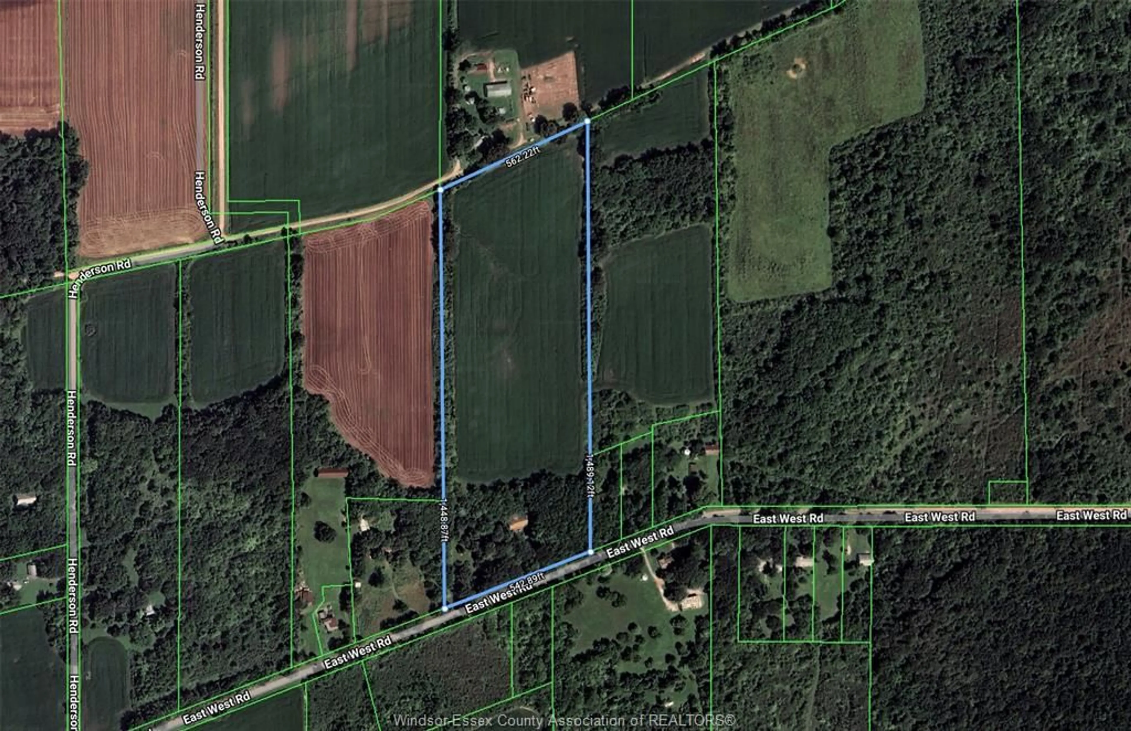 Picture of a map for 761 East West Rd, Pelee Island Ontario N0R 1M0