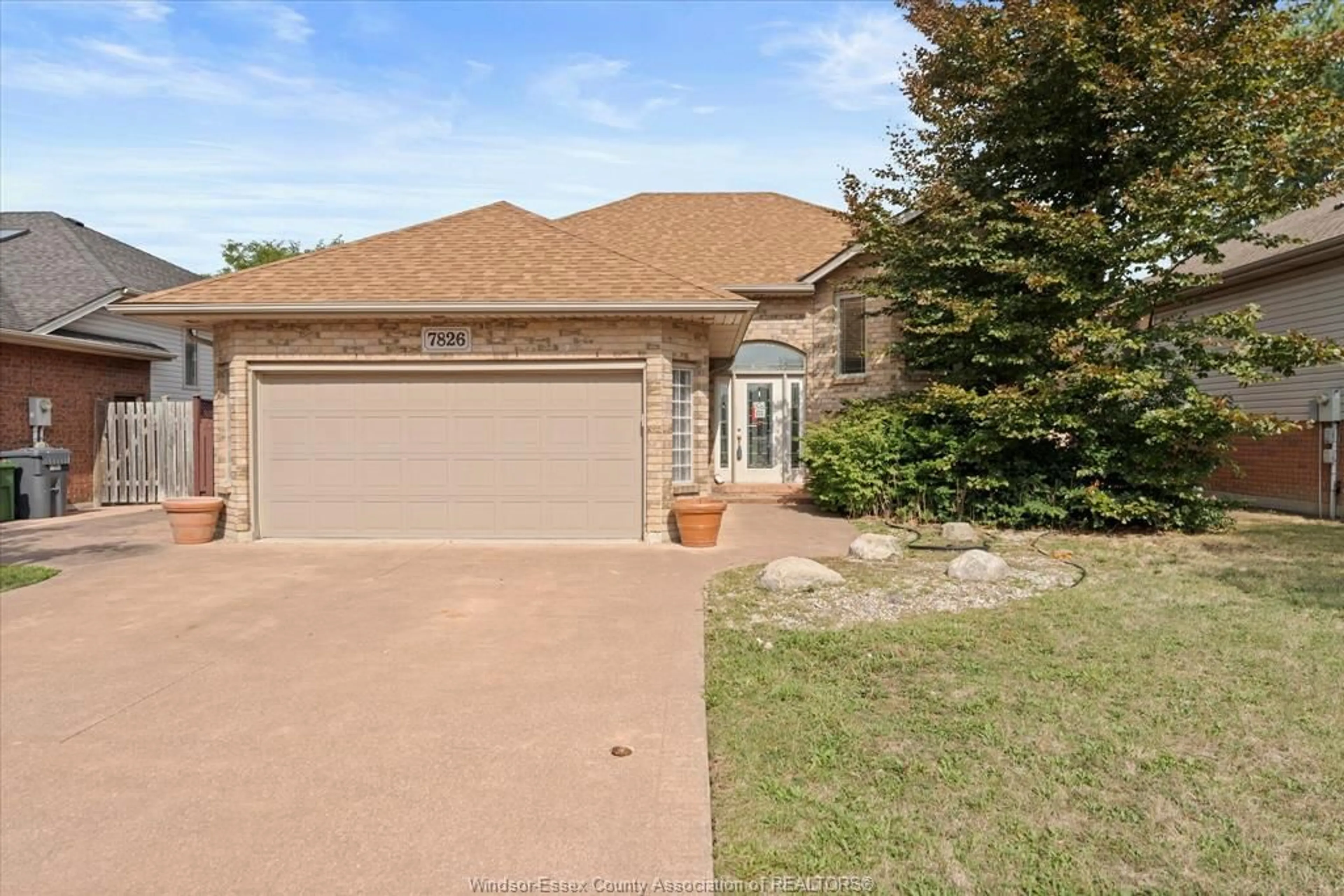 Home with brick exterior material, street for 7826 SHORAIN Grove, Windsor Ontario N8S 4V2