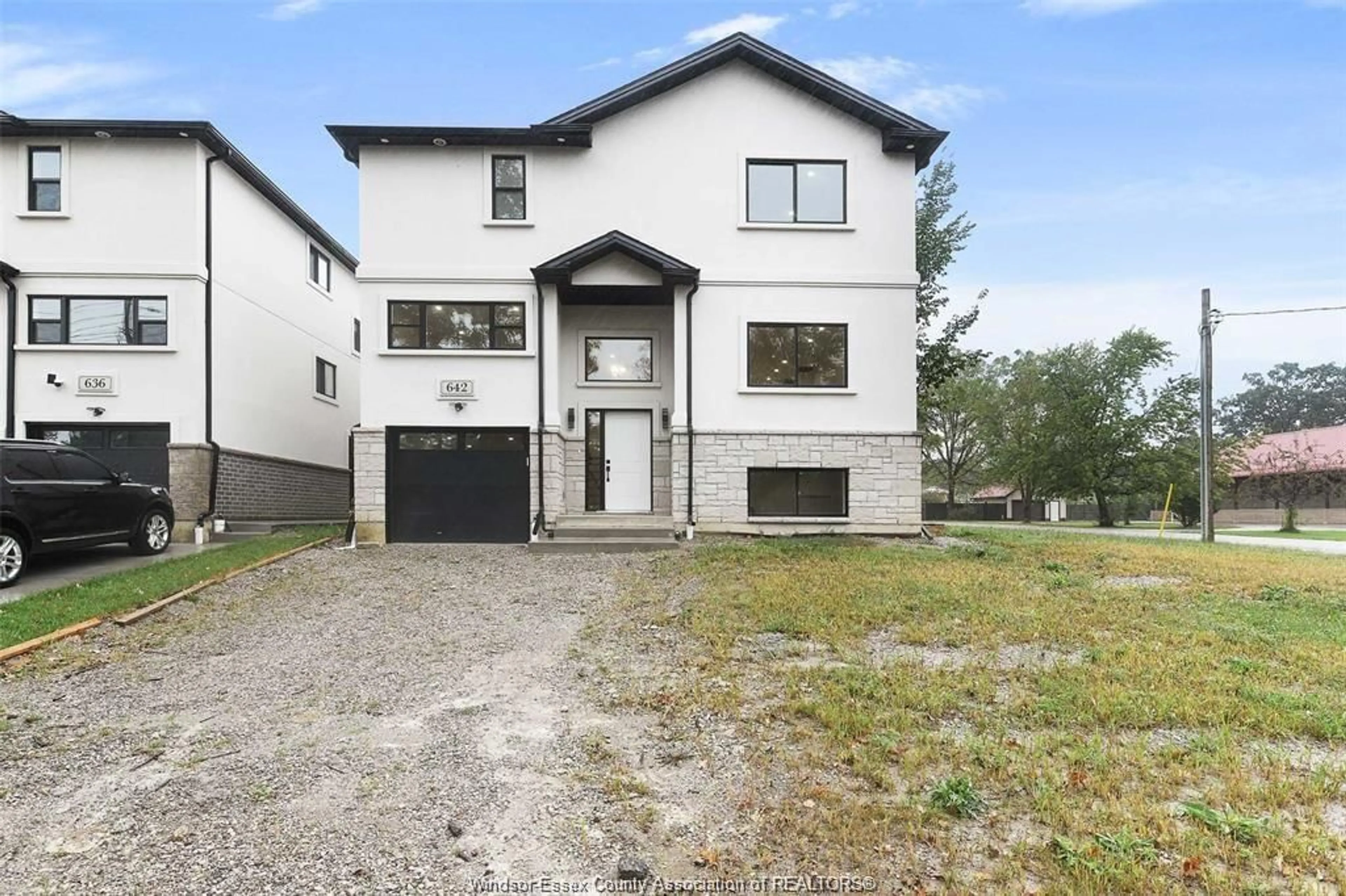 Home with brick exterior material, street for 642 Grand Marais, Windsor Ontario N8X 3H5