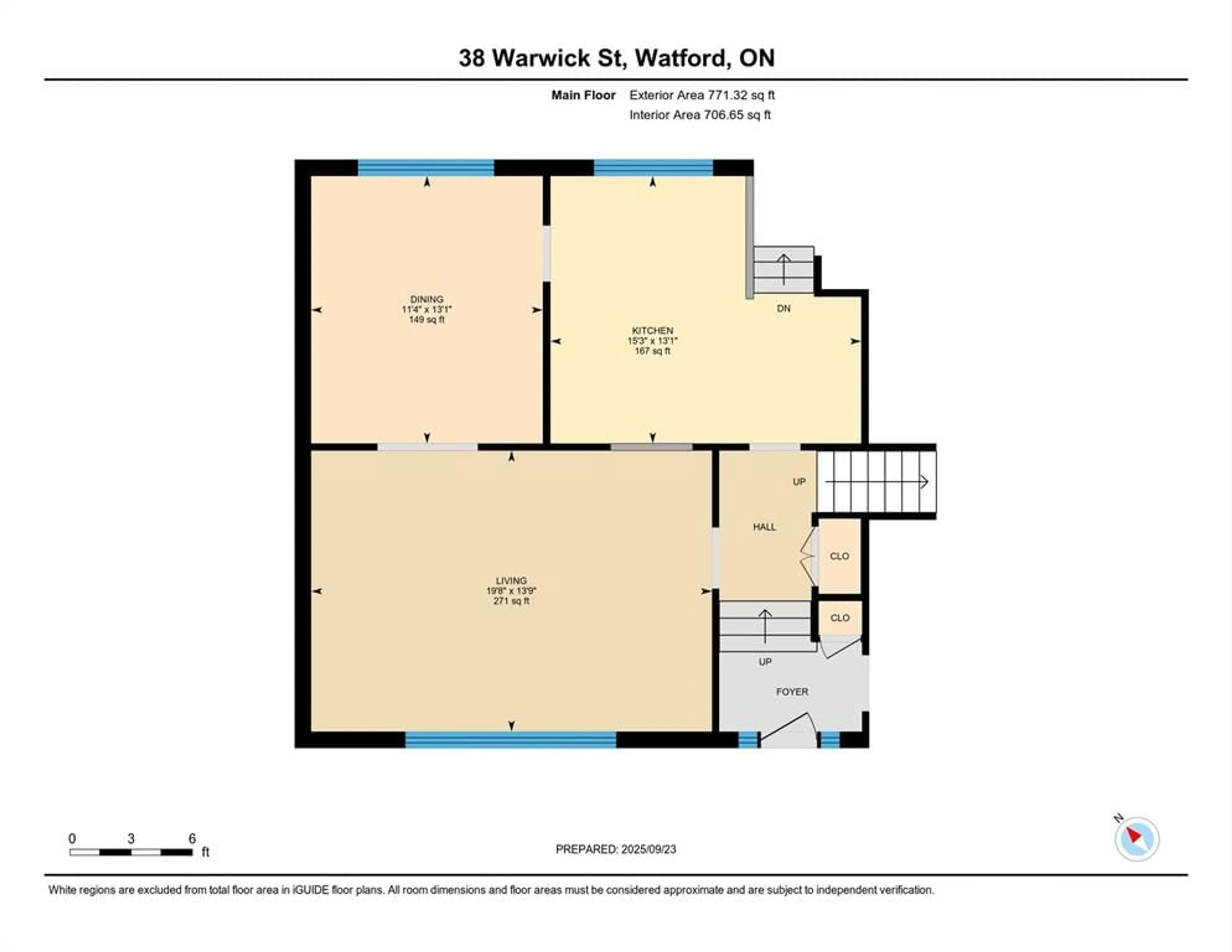 Floor plan for 38 WARWICK St, Warwick-Watford Ontario N0M 2S0