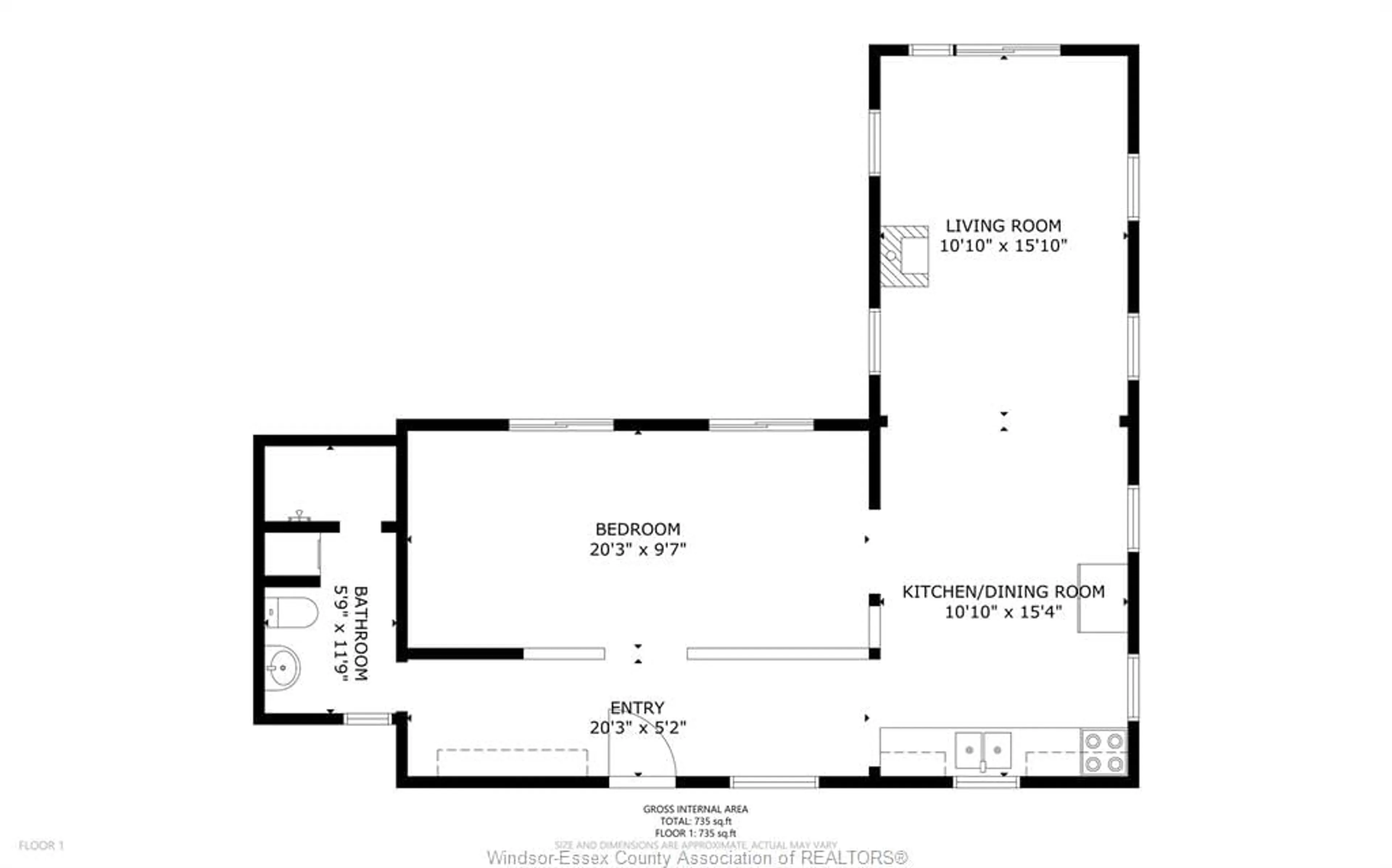 Floor plan for 41 KLIES BEACH, Colchester Ontario N0R 1G0