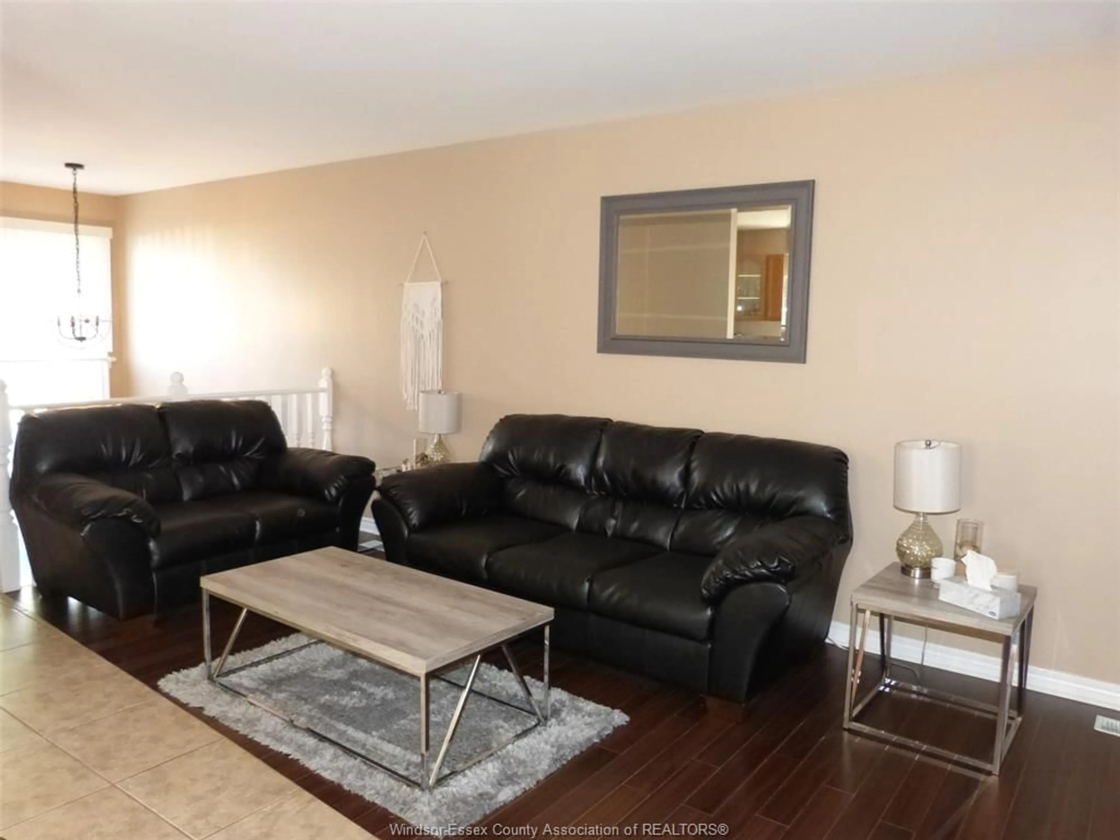 Living room with furniture, unknown for 3691 HOLBURN St, Windsor Ontario N9E 4T3
