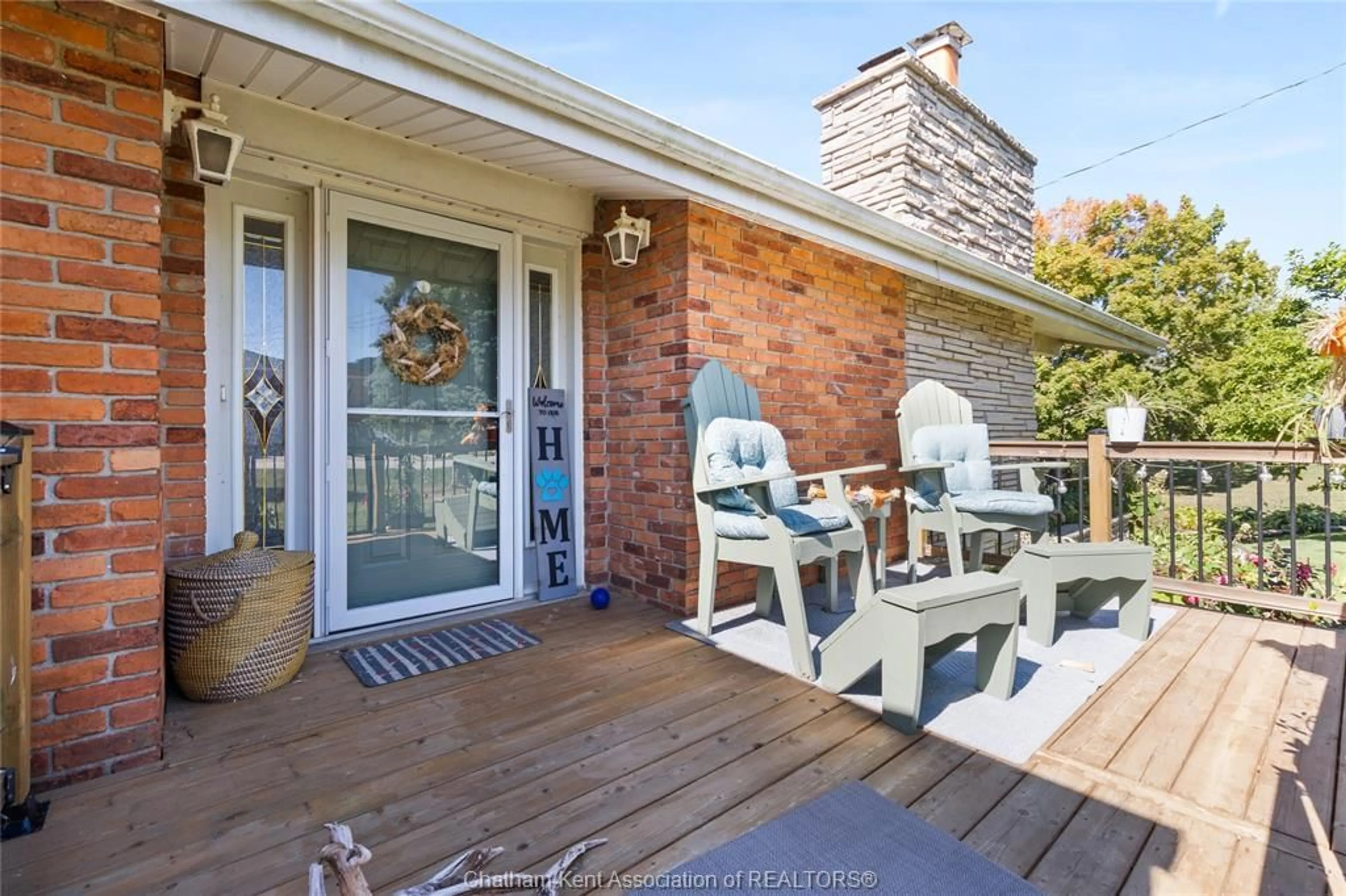 Patio, water/lake/river/ocean view for 19418 Charing Cross Rd, Cedar Springs Ontario N0P 1A0