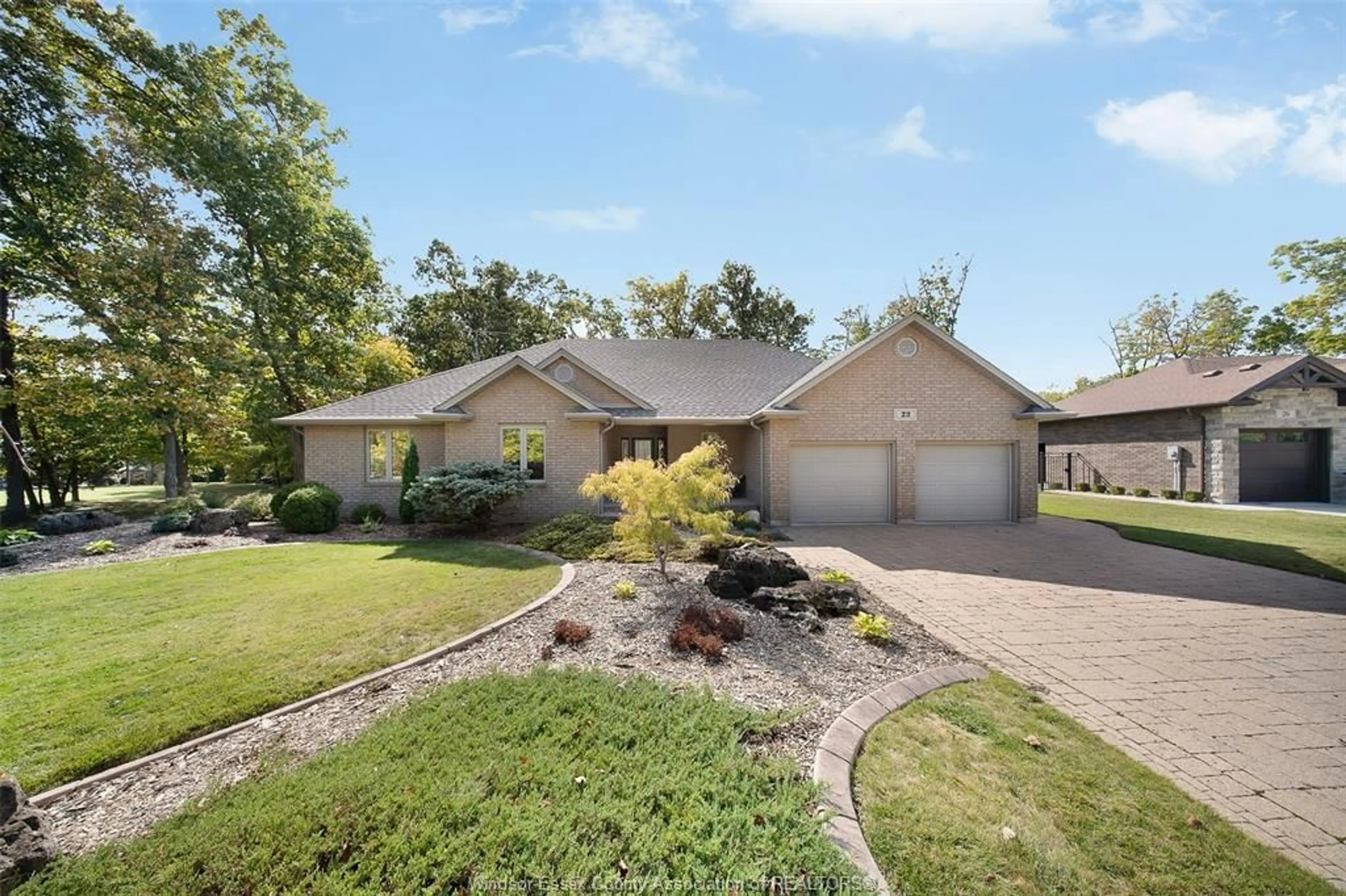 A pic from outside/outdoor area/front of a property/back of a property/a pic from drone, water/lake/river/ocean view for 22 TWO CREEKS Lane, Wheatley Ontario N9P 2P0