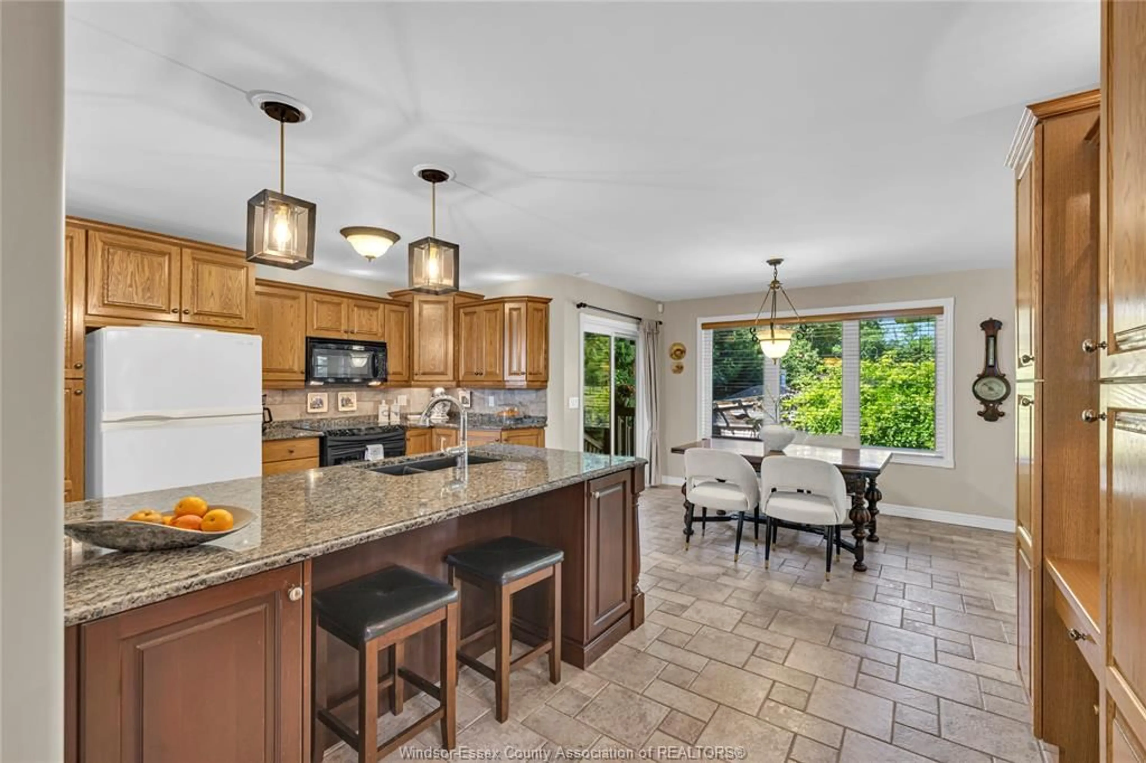 Open concept kitchen, ceramic/tile floor for 4159 ROSELAND Dr, Windsor Ontario N9G 1Y5
