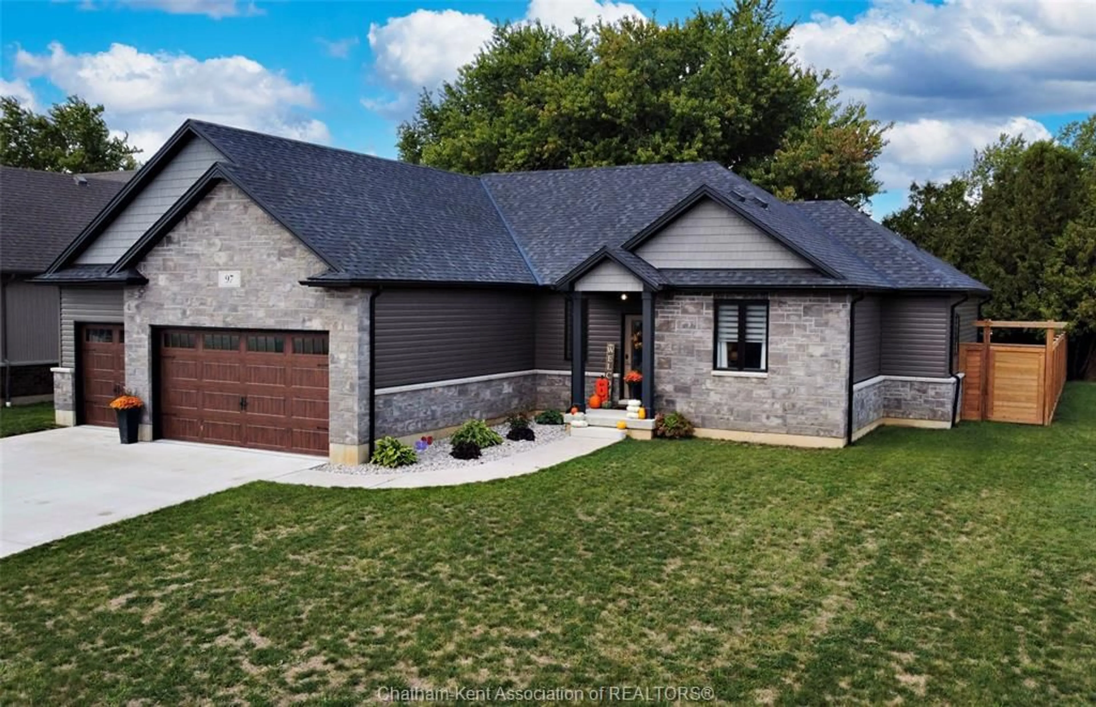 Home with brick exterior material, street for 97 SLEEPY MEADOW Dr, Blenheim Ontario N0P 1A0