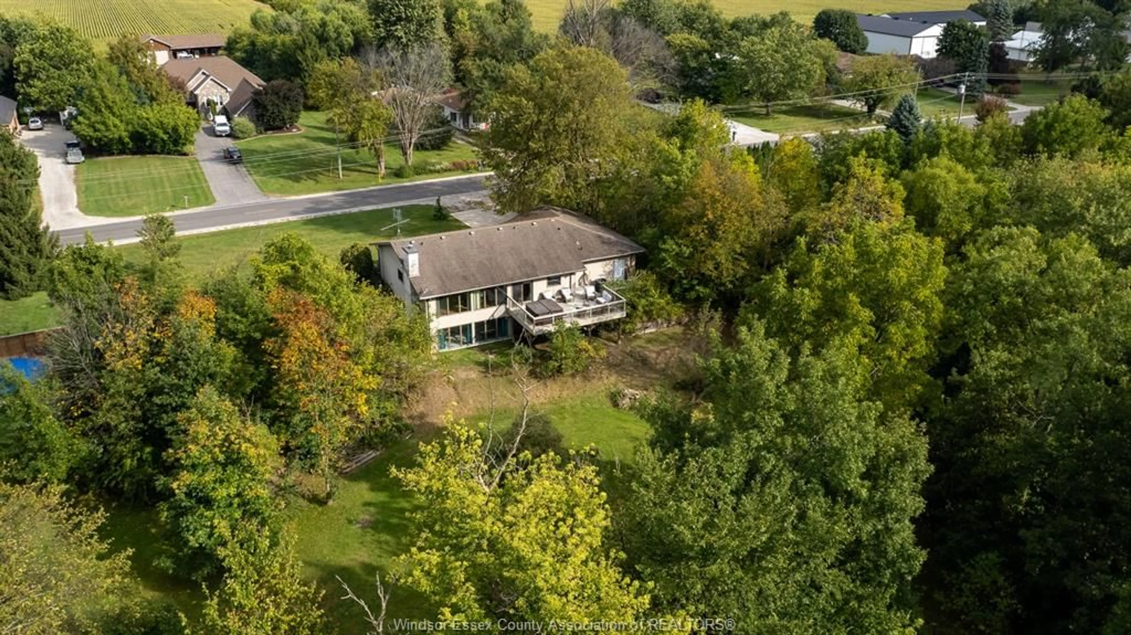 A pic from outside/outdoor area/front of a property/back of a property/a pic from drone, unknown for 2891 COUNTY RD 27, Lakeshore Ontario N0R 1V0