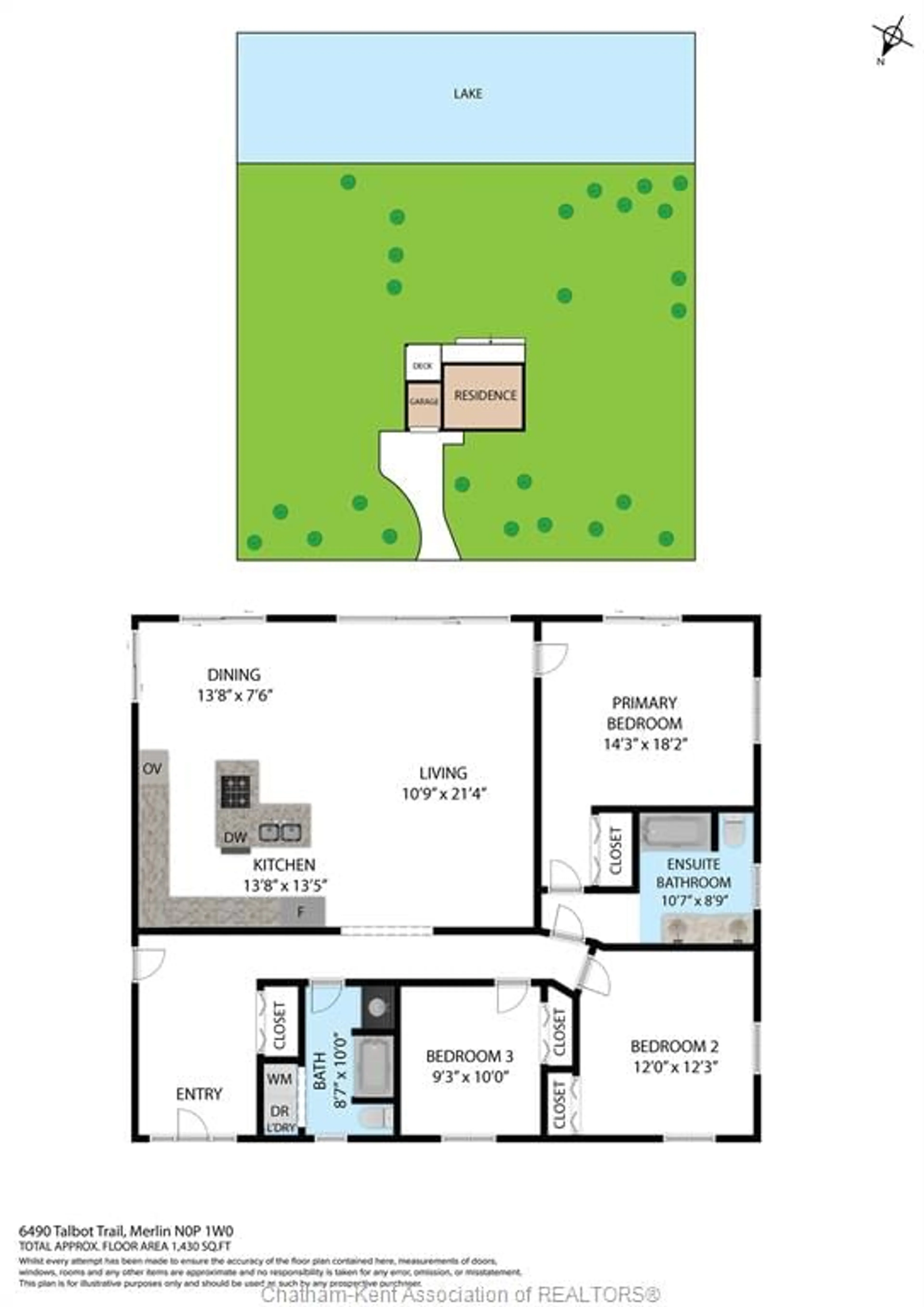 Floor plan for 6490 TALBOT Trail, Merlin Ontario N0P 1W0