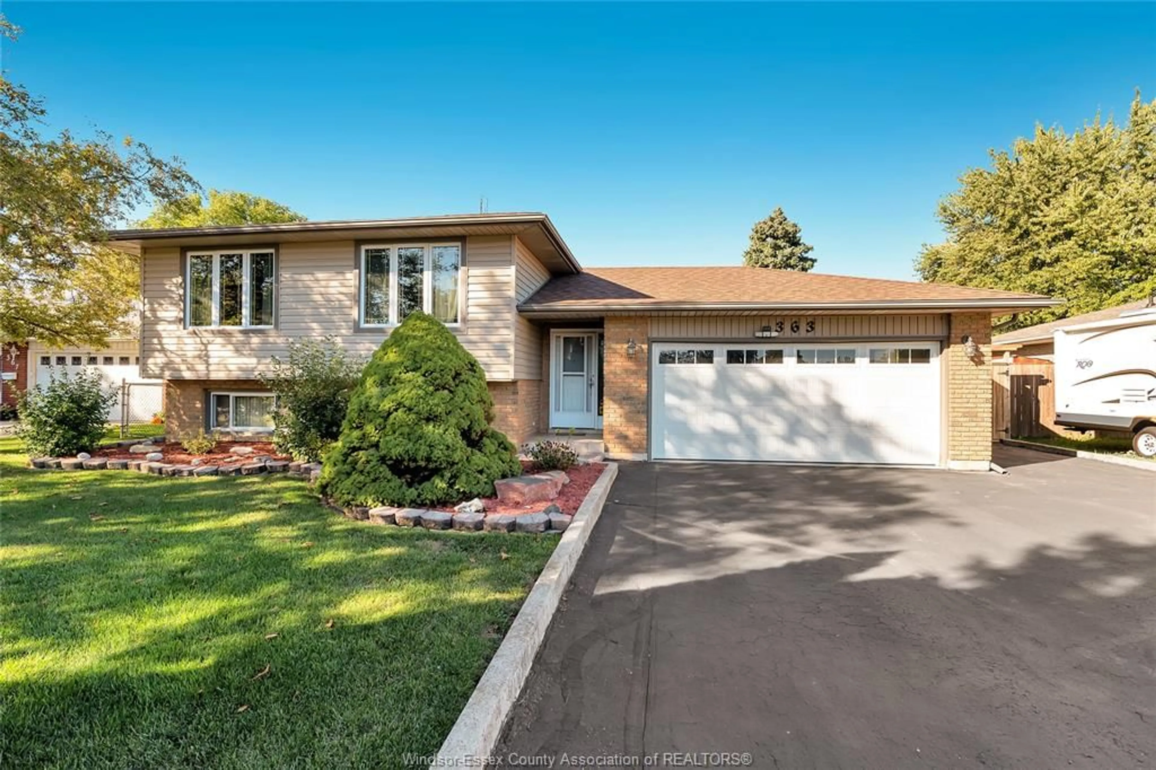 Home with vinyl exterior material, street for 363 ST.LOUIS, Belle River Ontario N0R 1A0