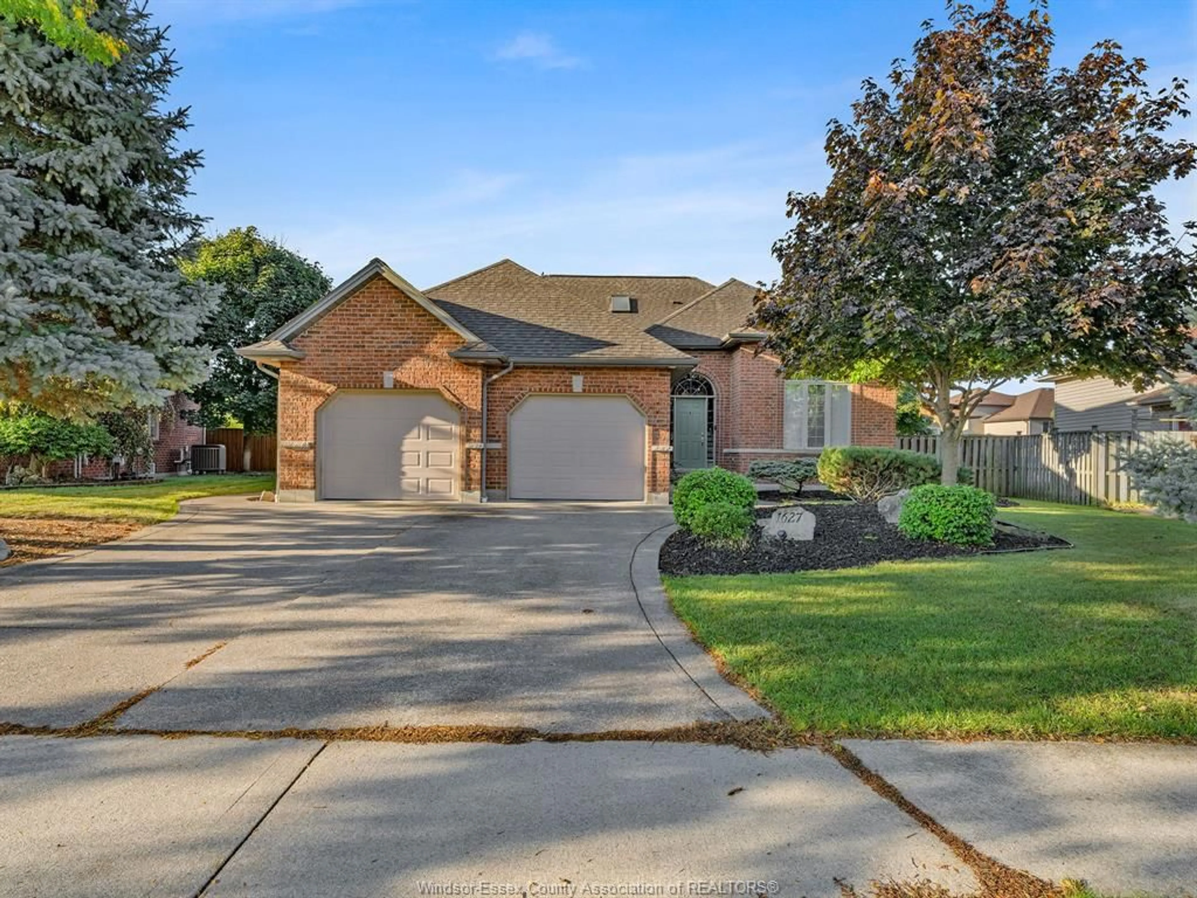 Home with brick exterior material, street for 1627 Whitewood, Lakeshore Ontario N0R 1A0