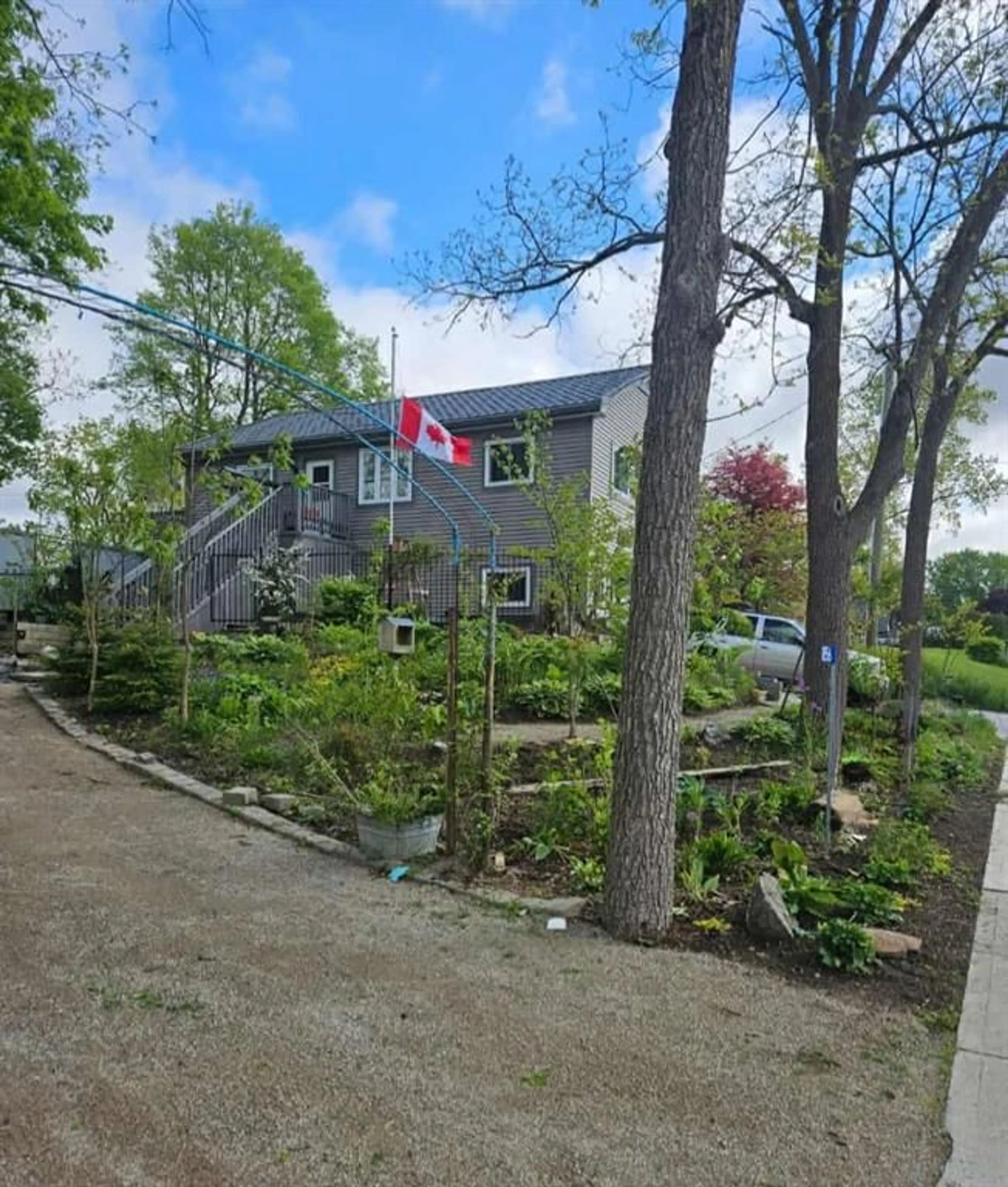 A pic from outside/outdoor area/front of a property/back of a property/a pic from drone, street for 1856&1860 LONGWOODS Rd, Wardsville Ontario N0L 2N0