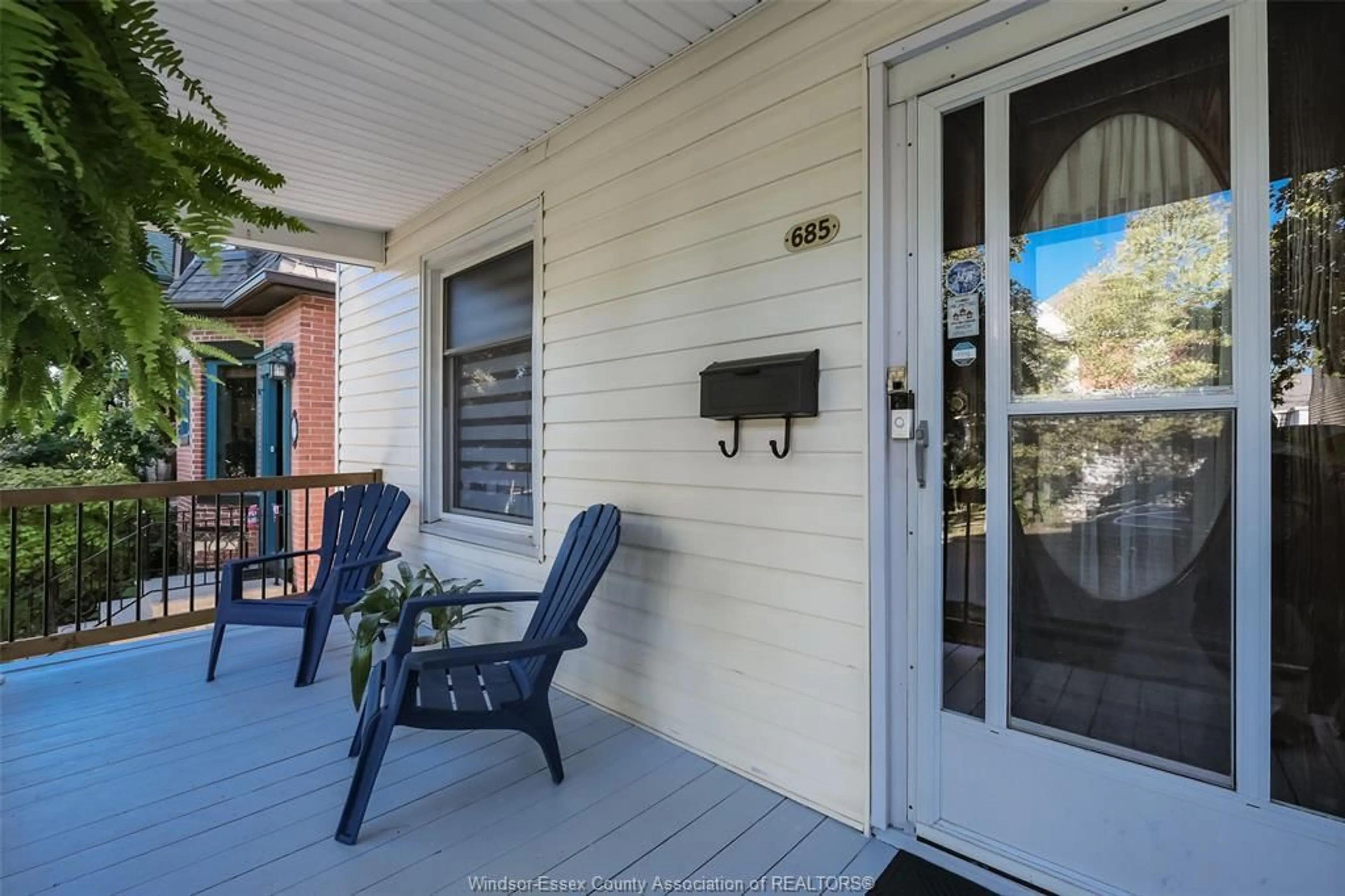 Patio, street for 685 CHILVER, Windsor Ontario N8Y 2K1