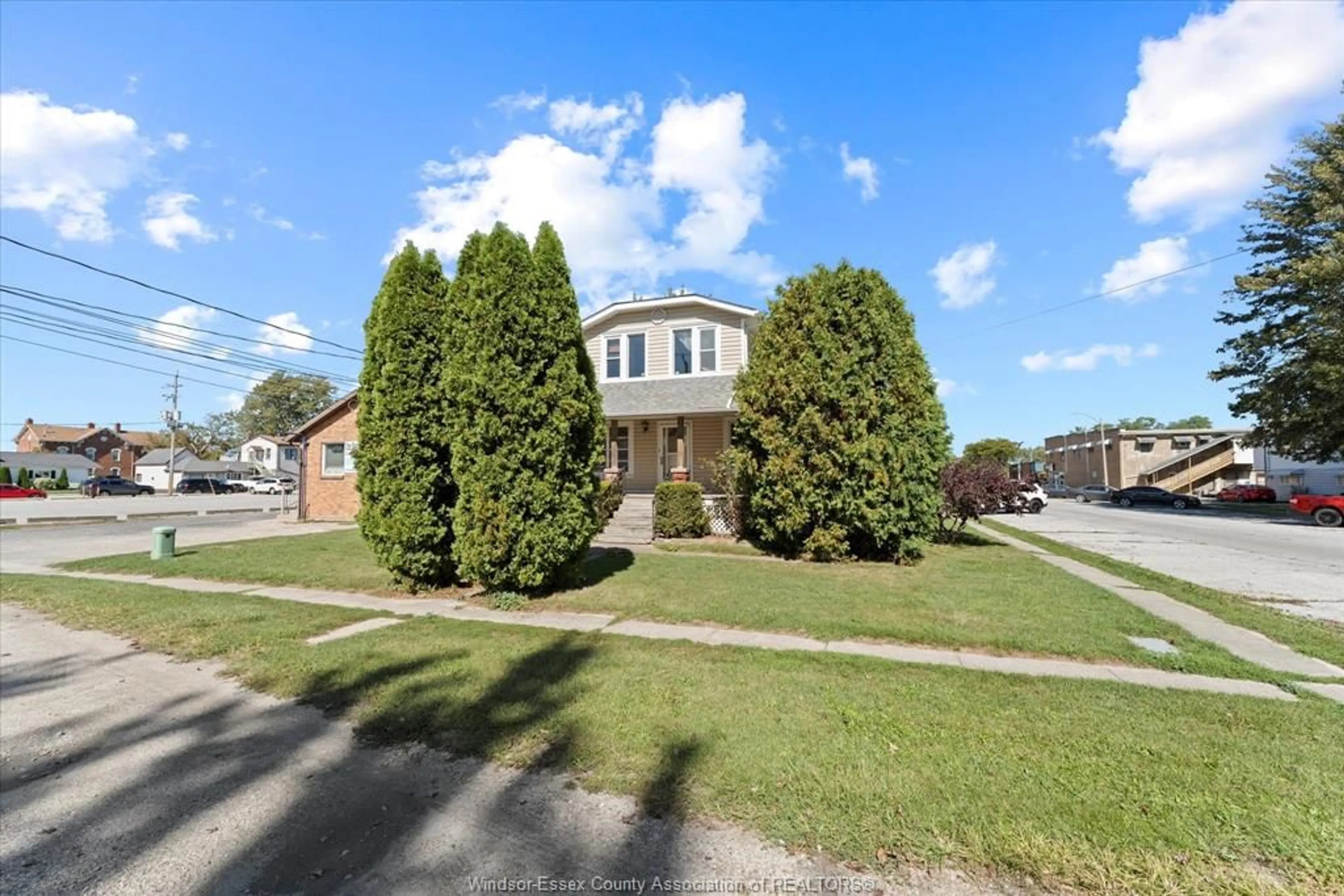 A pic from outside/outdoor area/front of a property/back of a property/a pic from drone, street for 557 St. Charles St, Belle River Ontario N0R 1A0