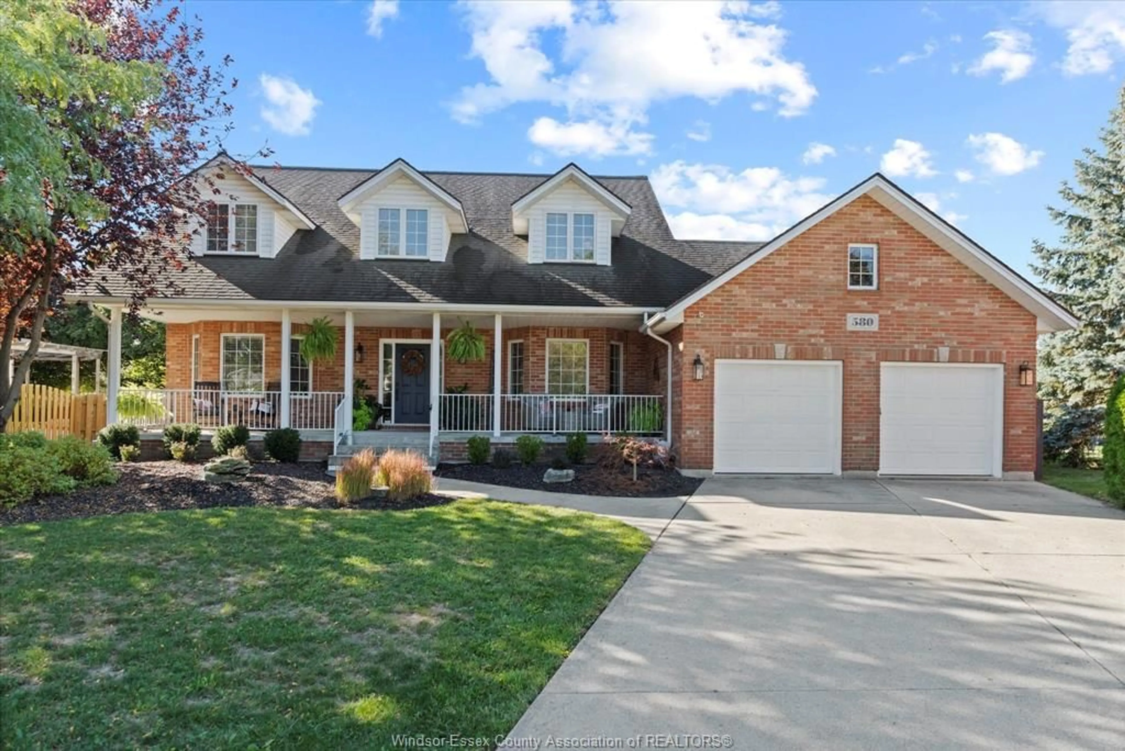 Home with brick exterior material, street for 580 BREEZEWOOD Crt, Windsor Ontario N8P 1H4
