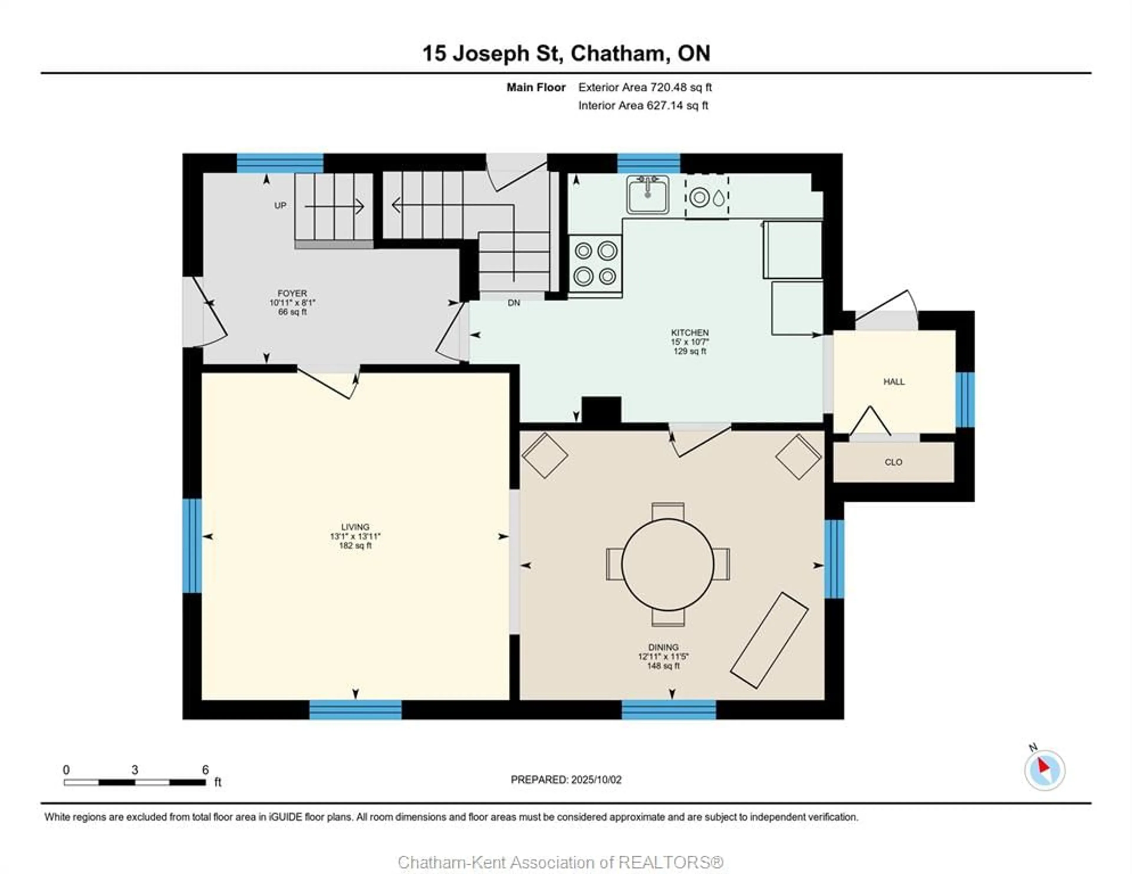 Floor plan for 15 JOSEPH St, Chatham Ontario N7L 3G4
