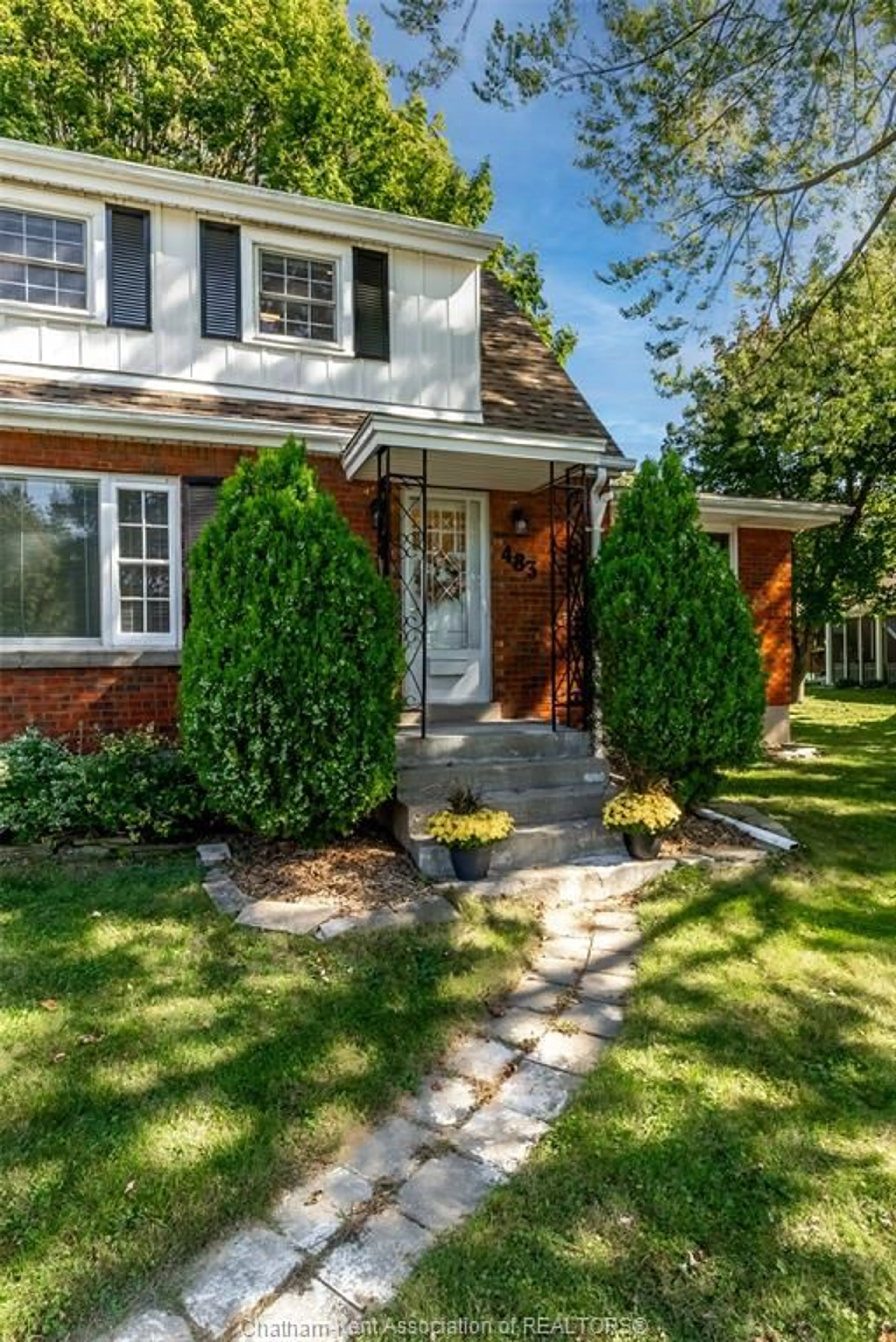 Home with brick exterior material, street for 483 St. Clair St, Chatham Ontario N7L 3K6