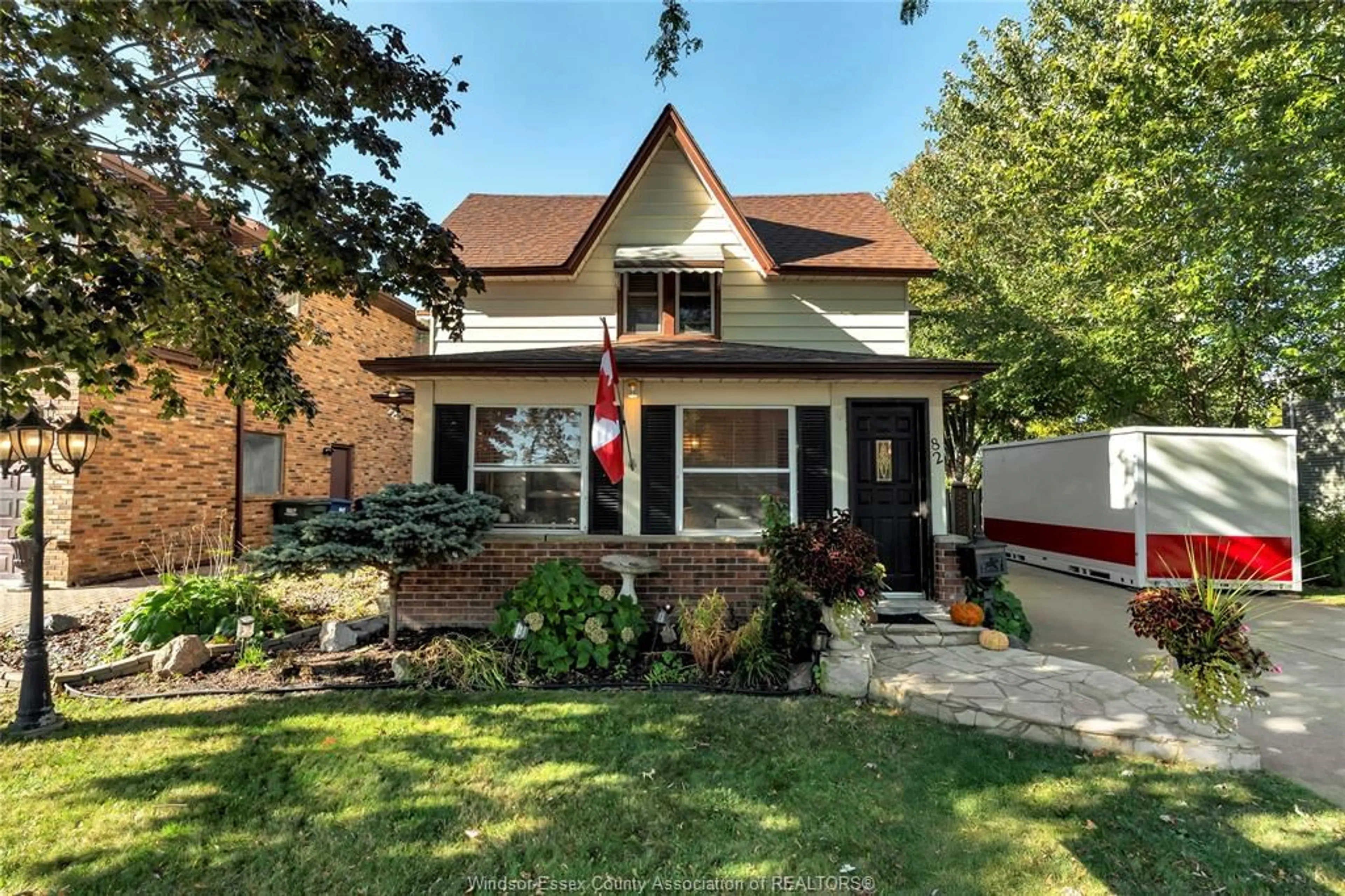 Home with brick exterior material, street for 82 RANKIN Ave, Amherstburg Ontario N9V 1E6