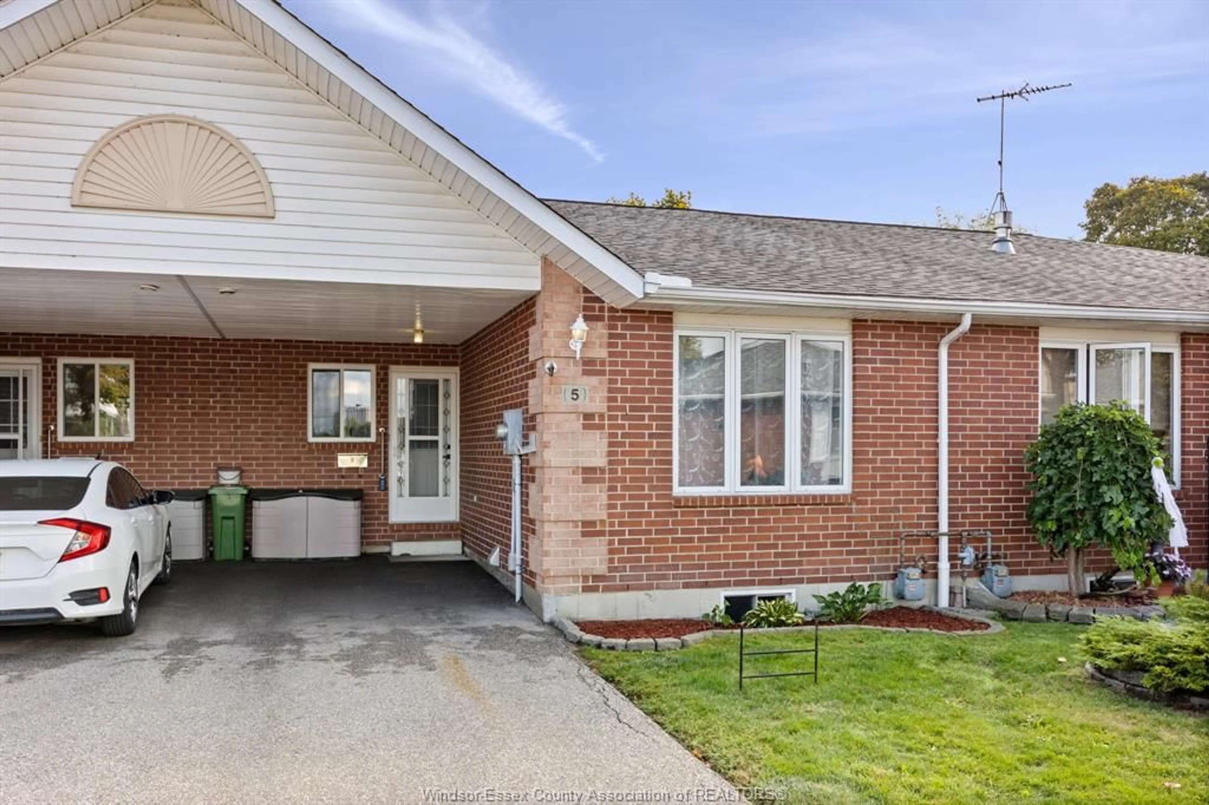 Home with brick exterior material, street for 8525 Little River #5, Windsor Ontario N8S 4R3