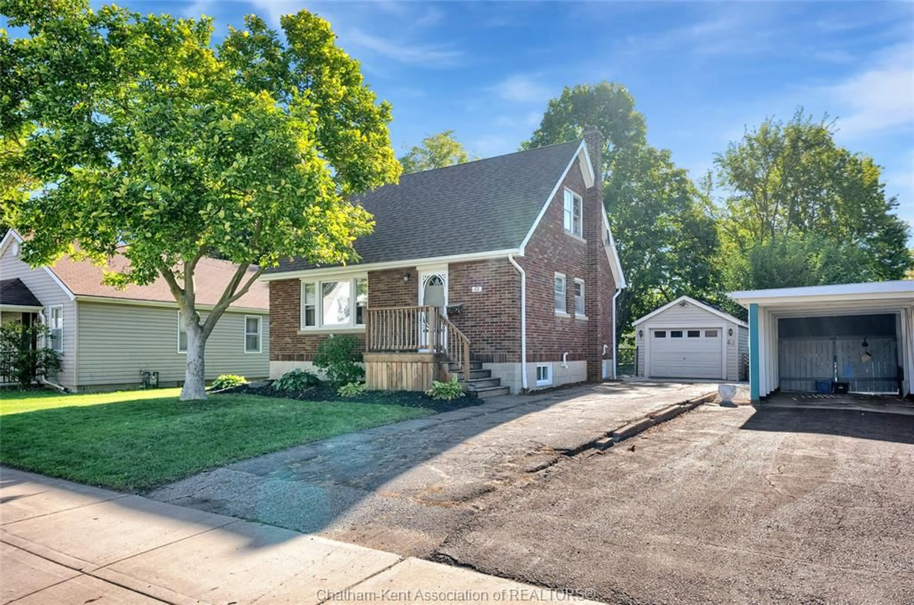 Home with brick exterior material, street for 48 Cornhill St, Chatham Ontario N7L 1M7
