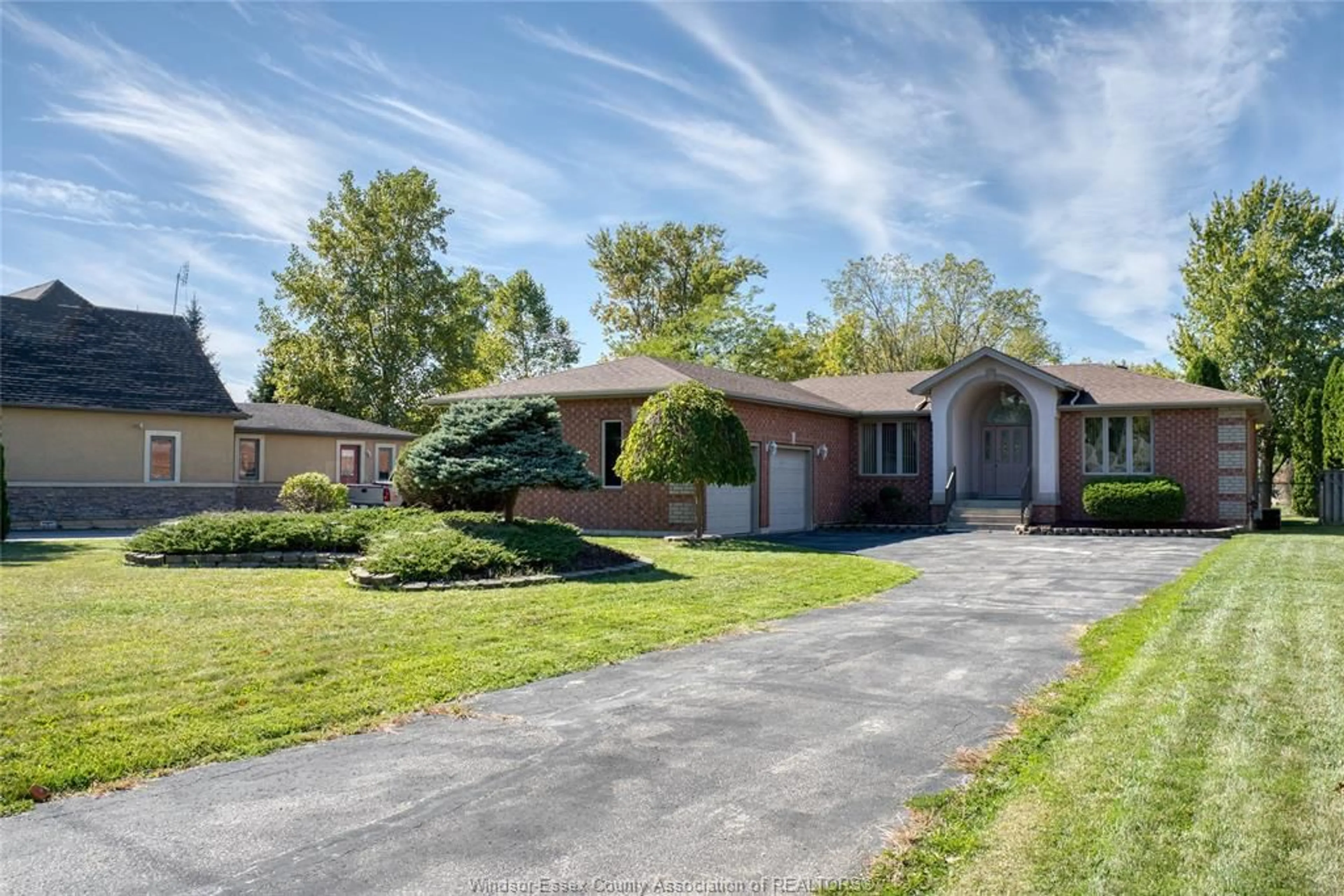 A pic from outside/outdoor area/front of a property/back of a property/a pic from drone, street for 267 EAST PUCE, Lakeshore Ontario N0R 1A0
