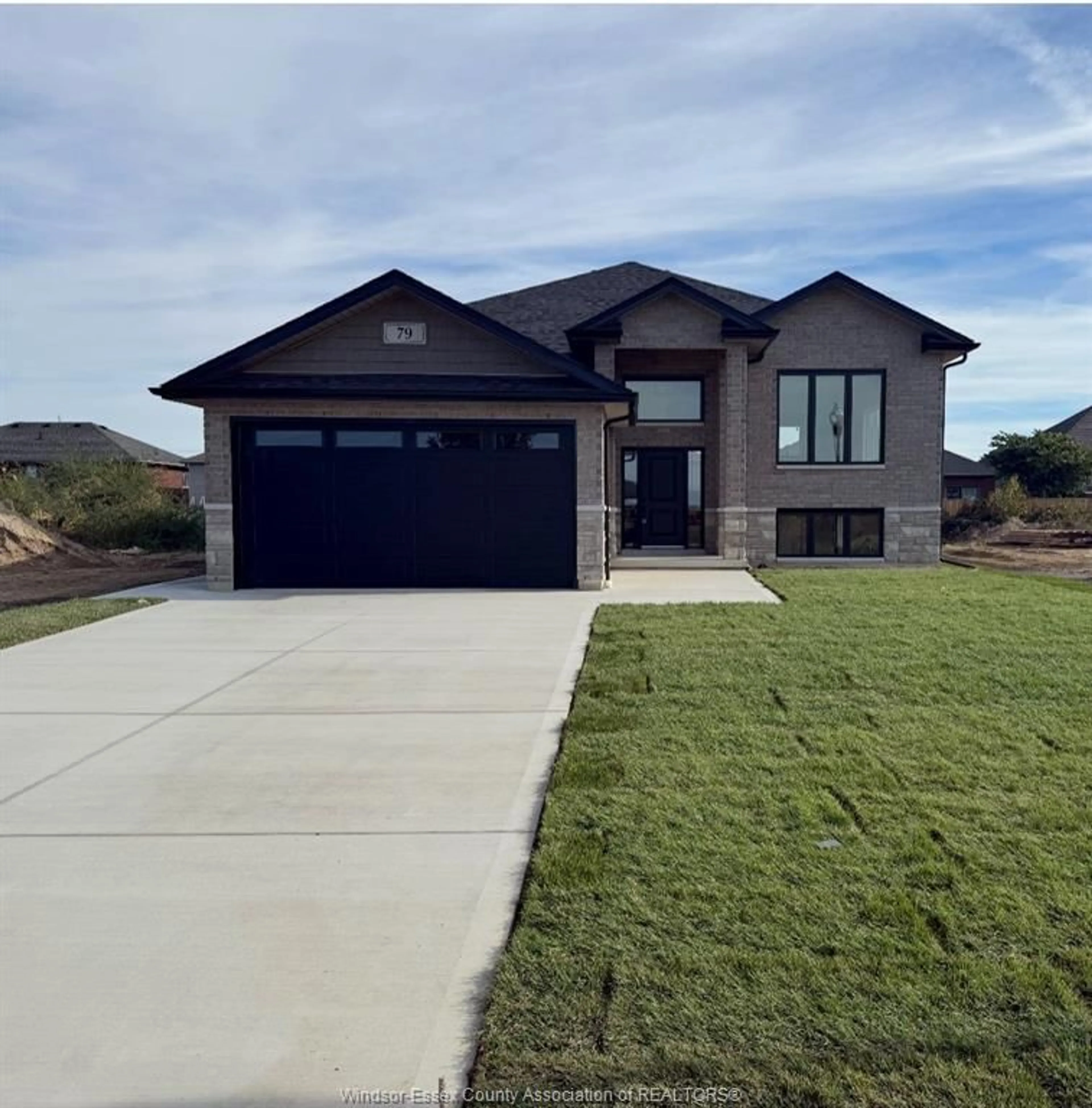 Home with brick exterior material, street for 79 FENCELINE Dr, Chatham Ontario N7M 0V7
