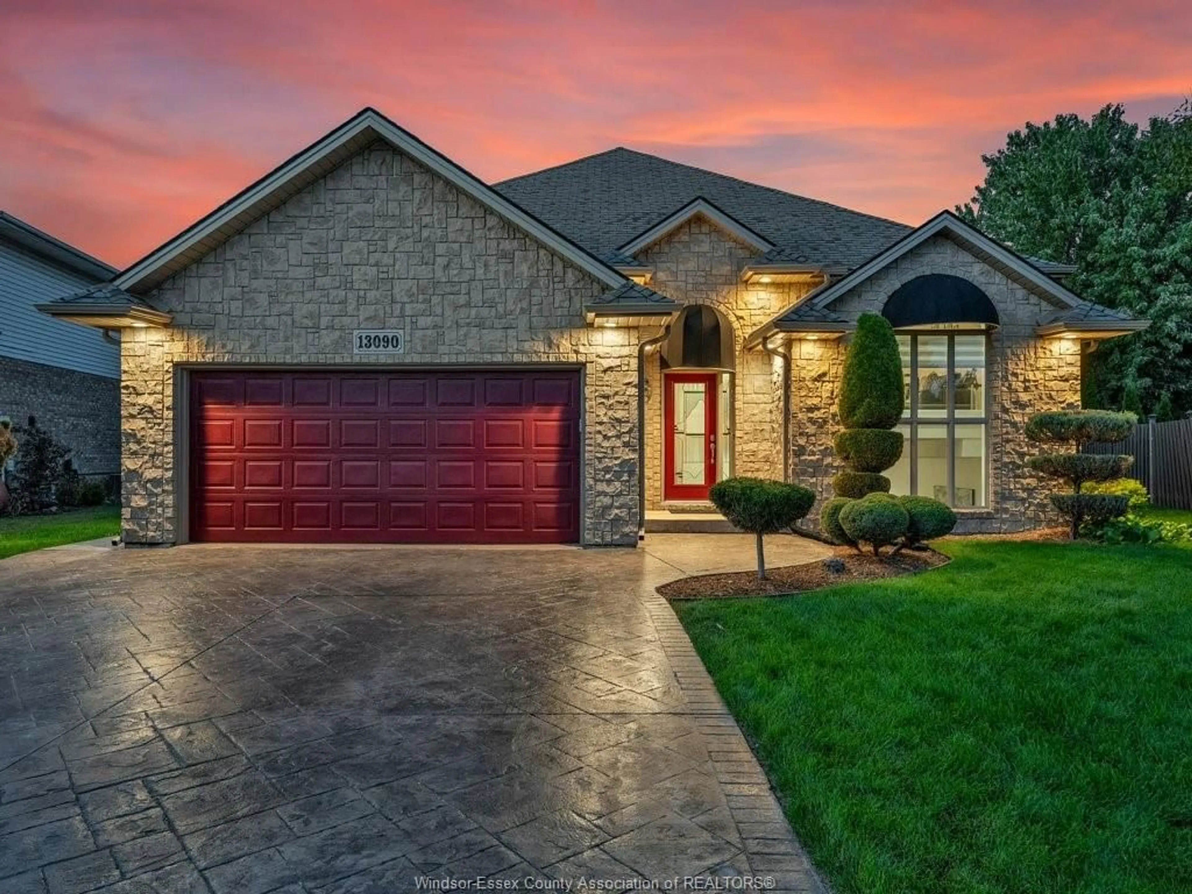 Home with brick exterior material, street for 13090 HARVEST Lane, Tecumseh Ontario N8N 4N6