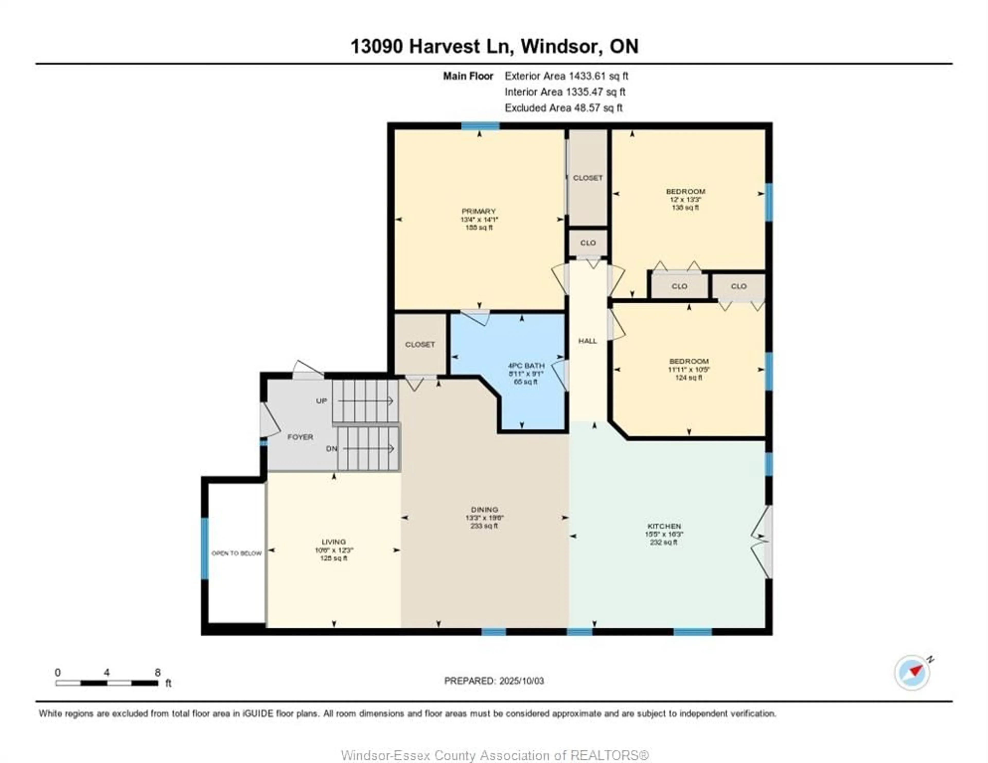 Floor plan for 13090 HARVEST Lane, Tecumseh Ontario N8N 4N6