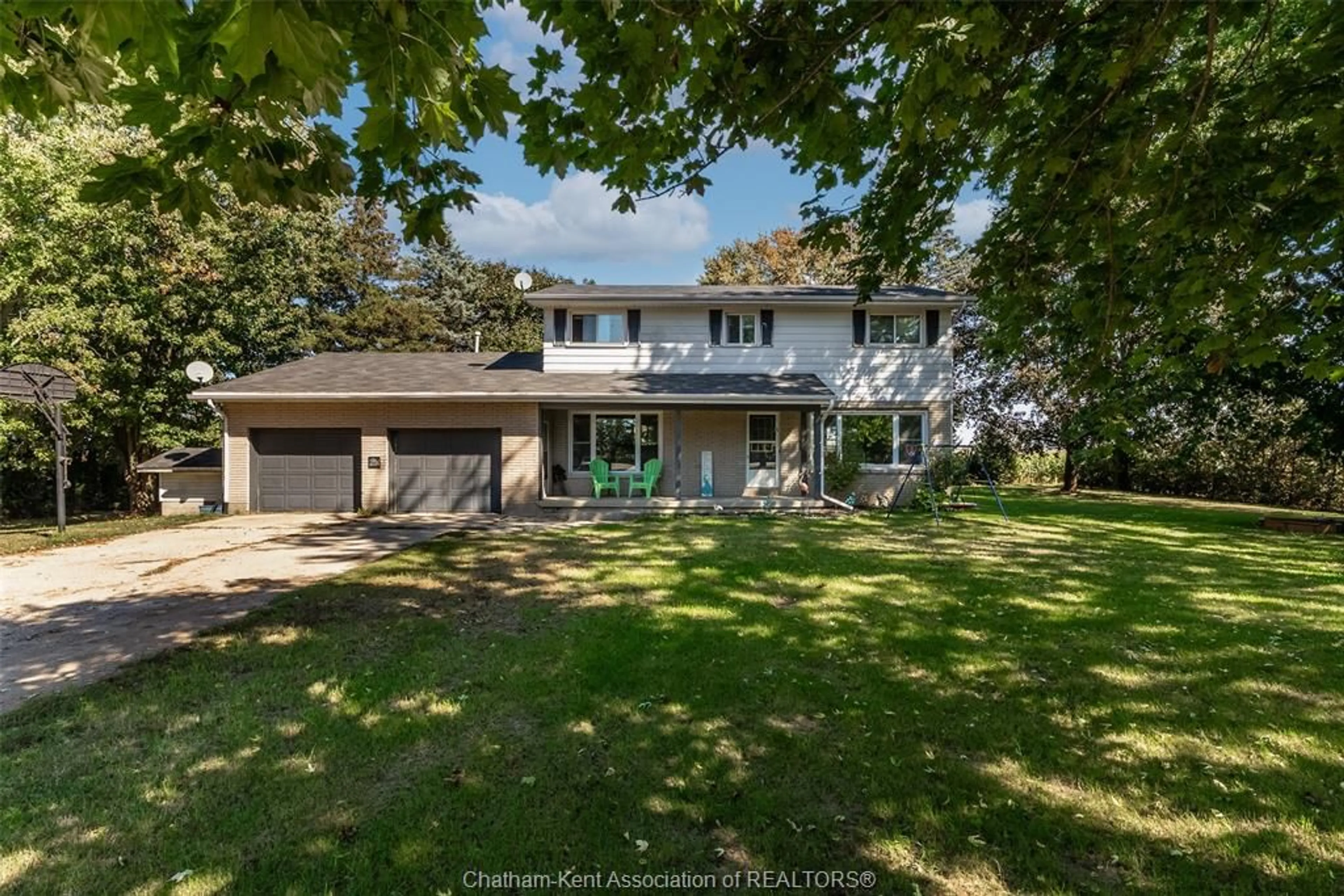 A pic from outside/outdoor area/front of a property/back of a property/a pic from drone, street for 20701 Victoria Rd, Ridgetown Ontario N0P 2C0