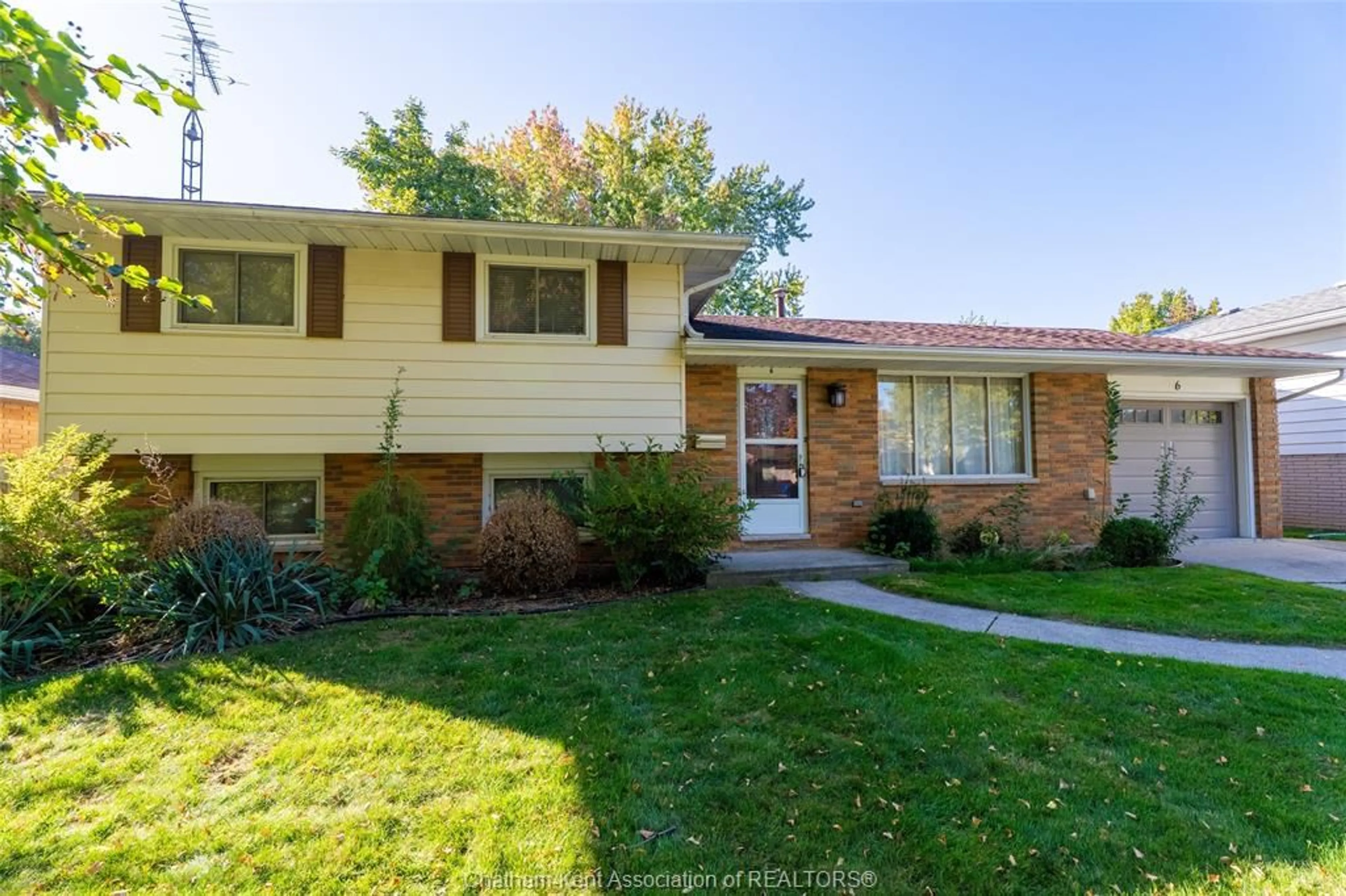 Home with brick exterior material, street for 6 Cardinal Cres, Chatham Ontario N7L 3V3