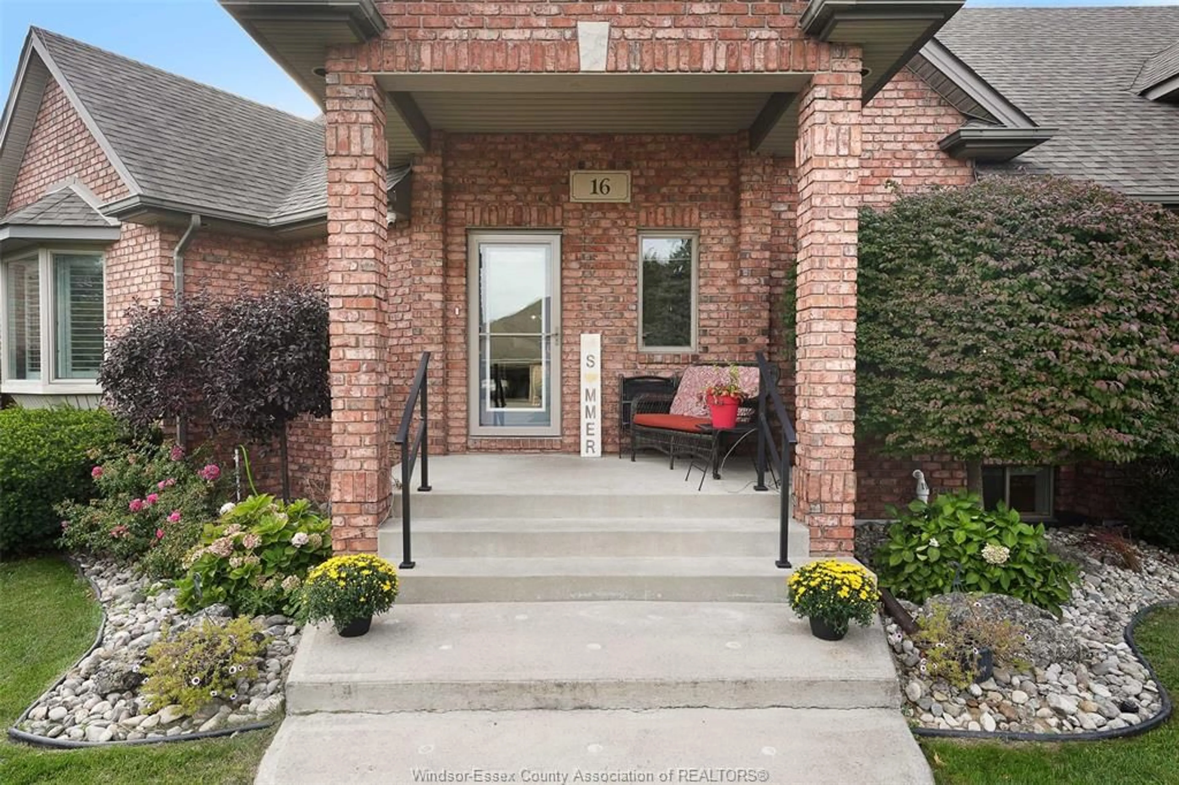 Home with brick exterior material, street for 16 MEADOW LANE, Essex Ontario N8M 3C5