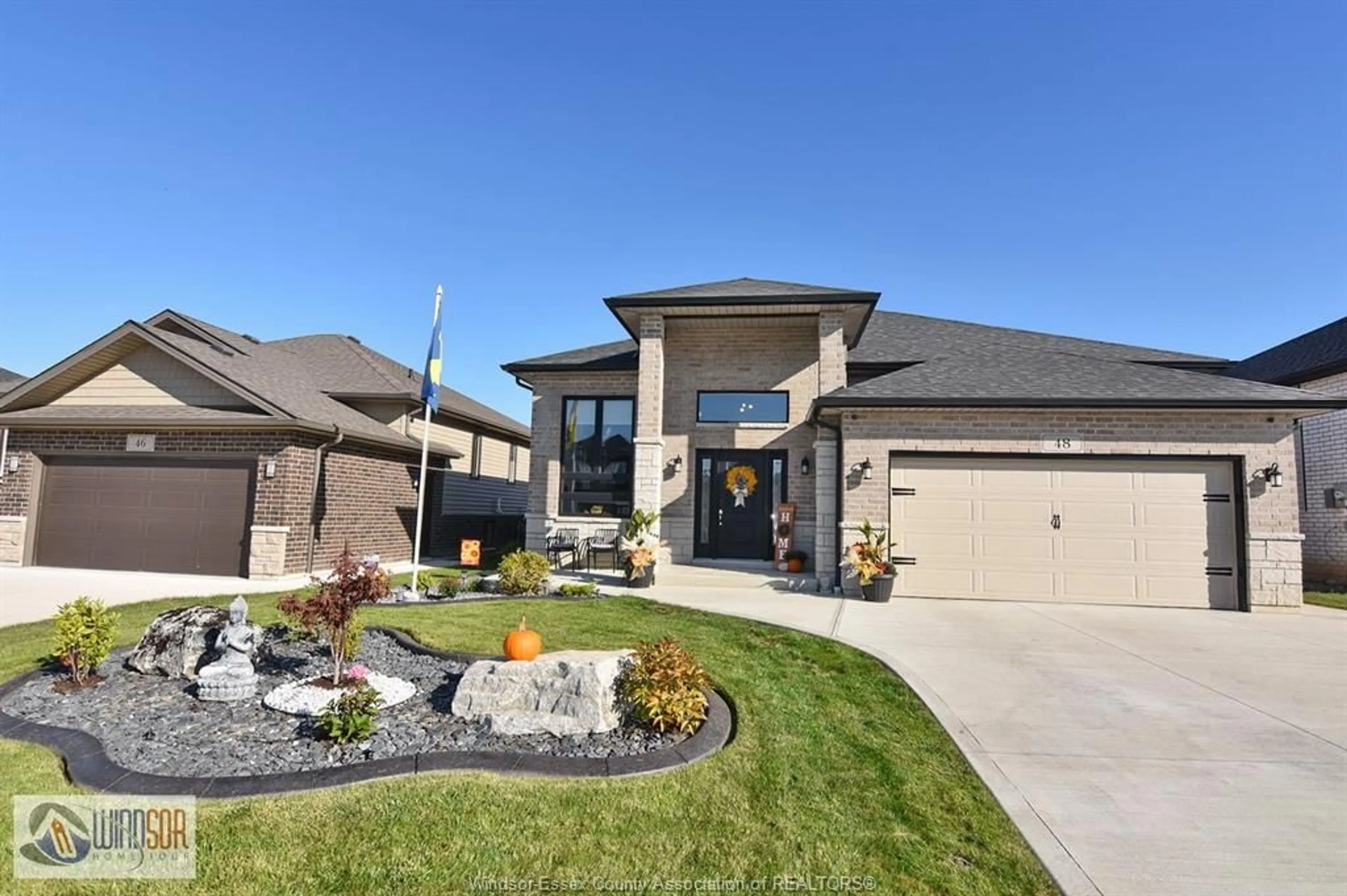 Home with brick exterior material, street for 48 KINGSBRIDGE Dr, Amherstburg Ontario N9V 4A5