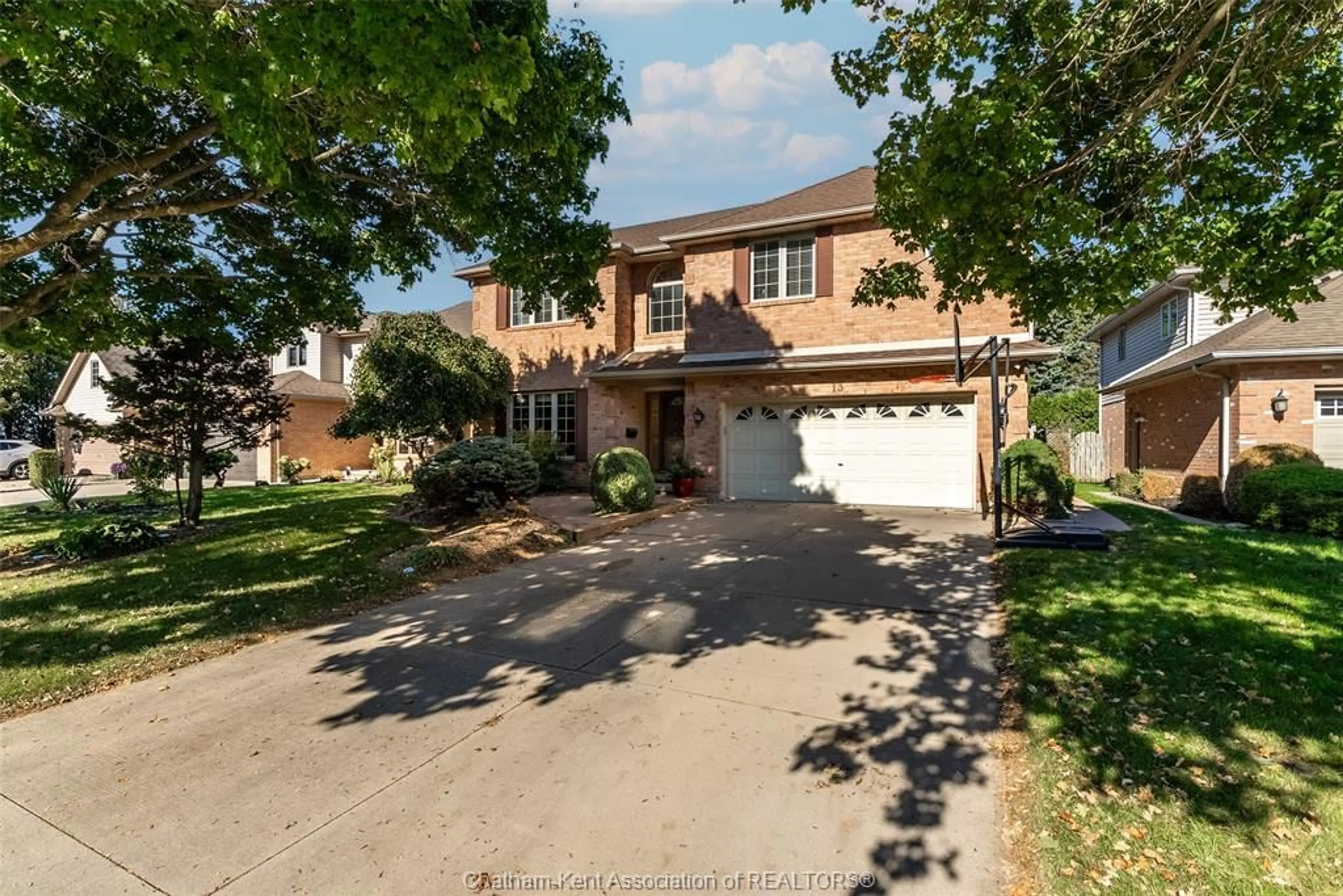 A pic from outside/outdoor area/front of a property/back of a property/a pic from drone, street for 13 Hedge Maple Path, Chatham Ontario N7L 5E9