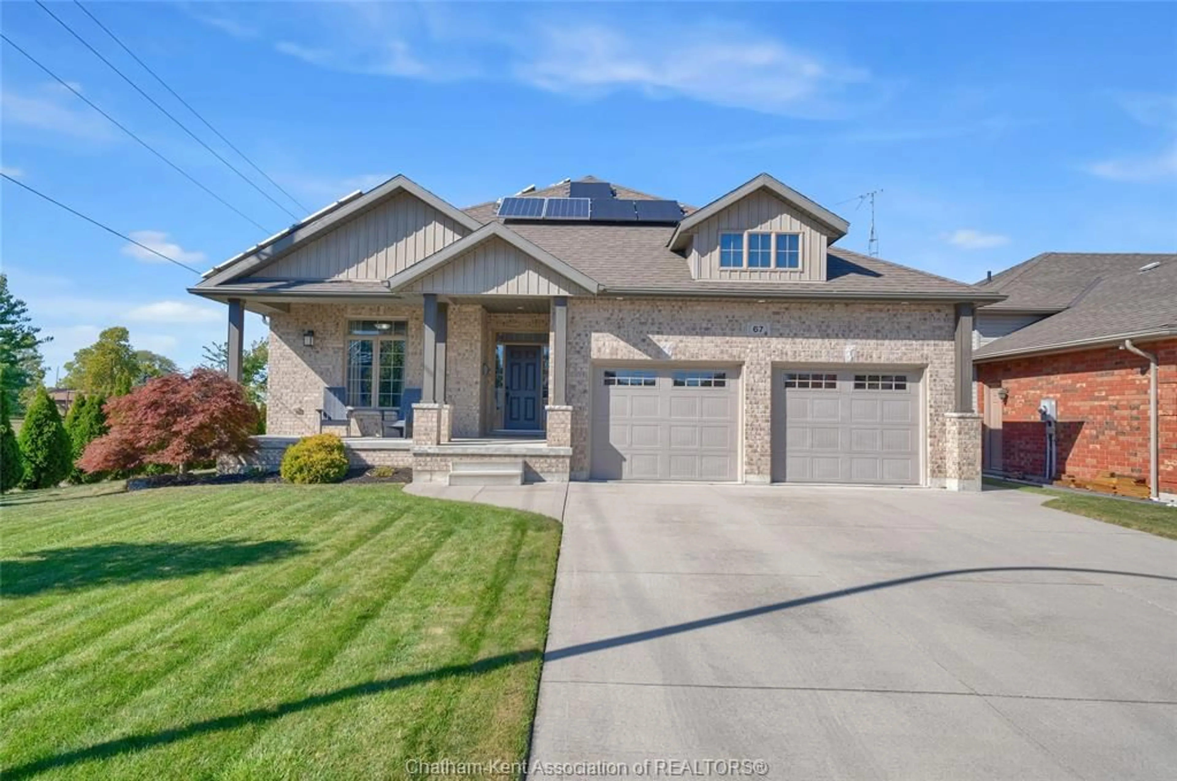 Home with brick exterior material, street for 67 Birchwood St, Chatham Ontario N7M 0K2