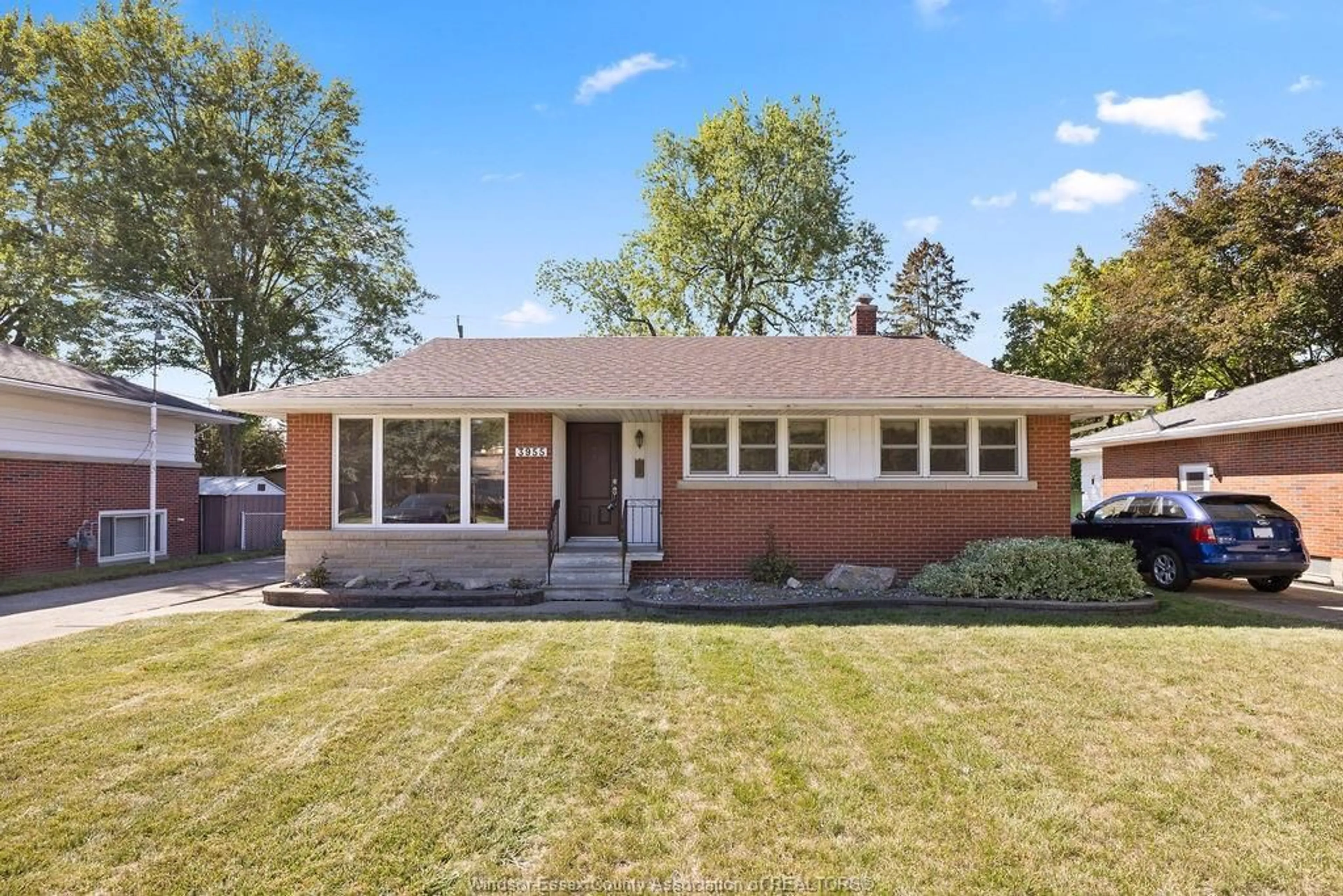 Home with brick exterior material, street for 3955 MOUNT ROYAL Dr, Windsor Ontario N9G 2B8