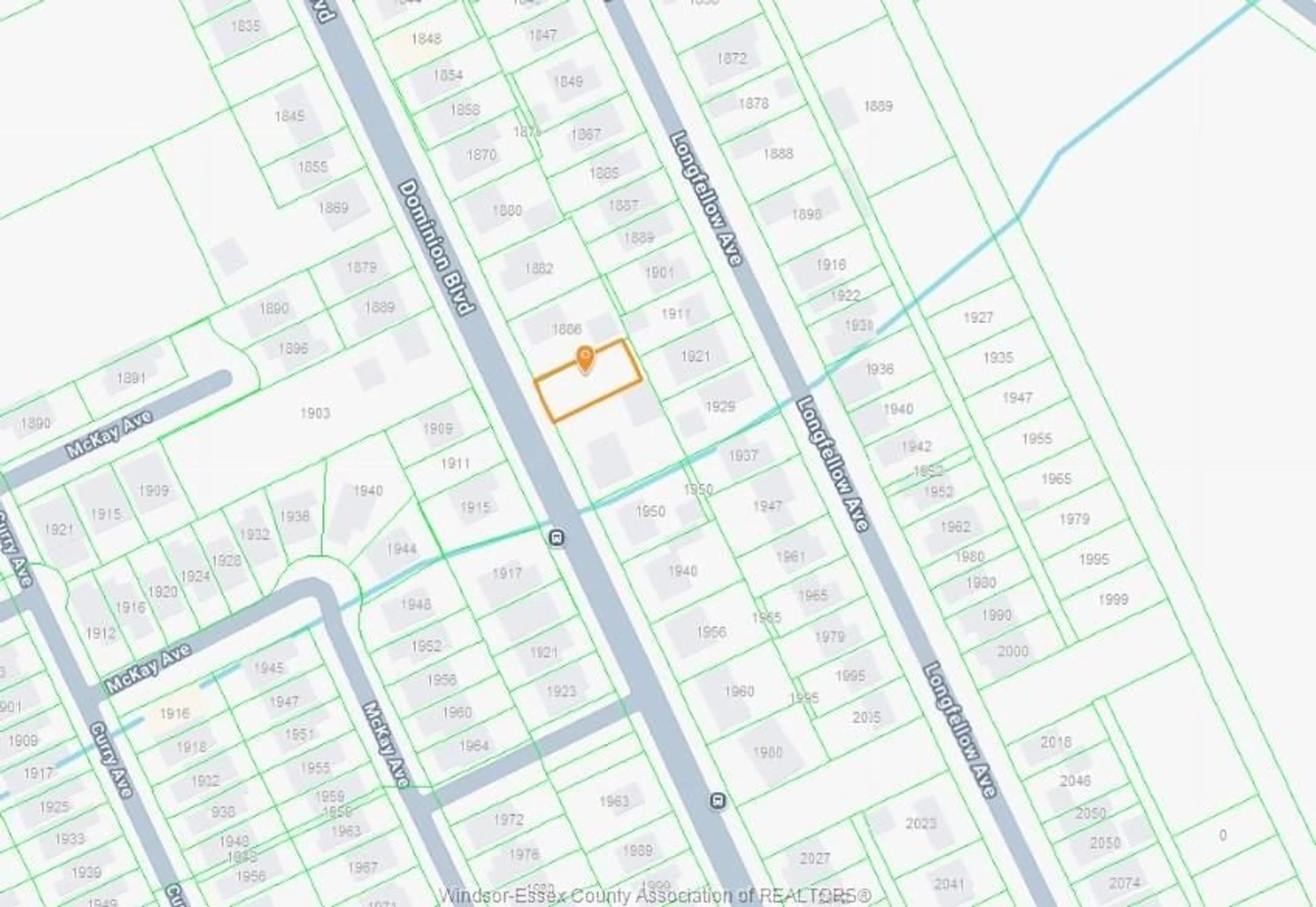 Picture of a map for vl V/L DOMINION, Windsor Ontario N9B 3H9