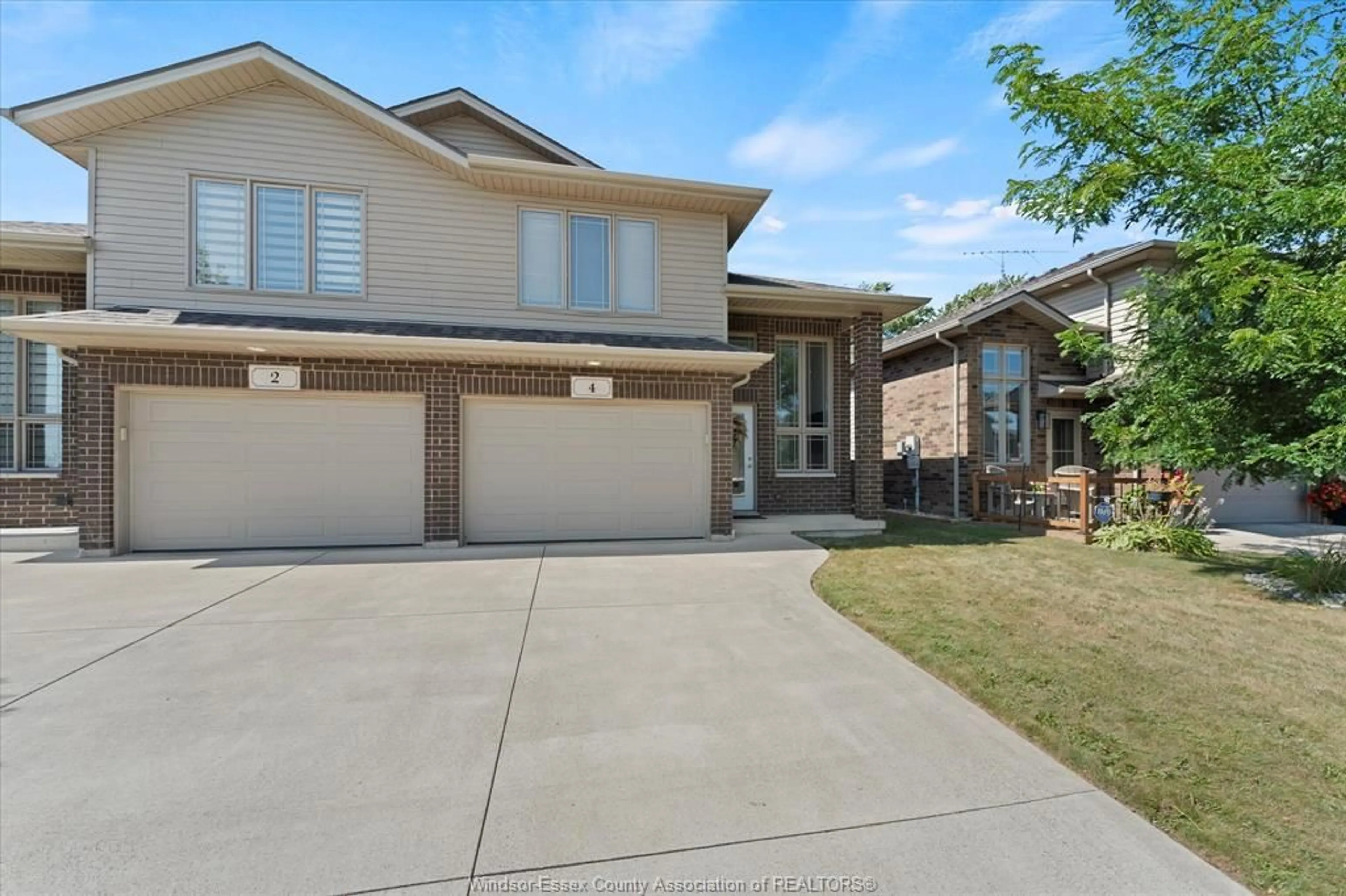 Home with brick exterior material, street for 4 SHAW Dr, Amherstburg Ontario N9V 0B1